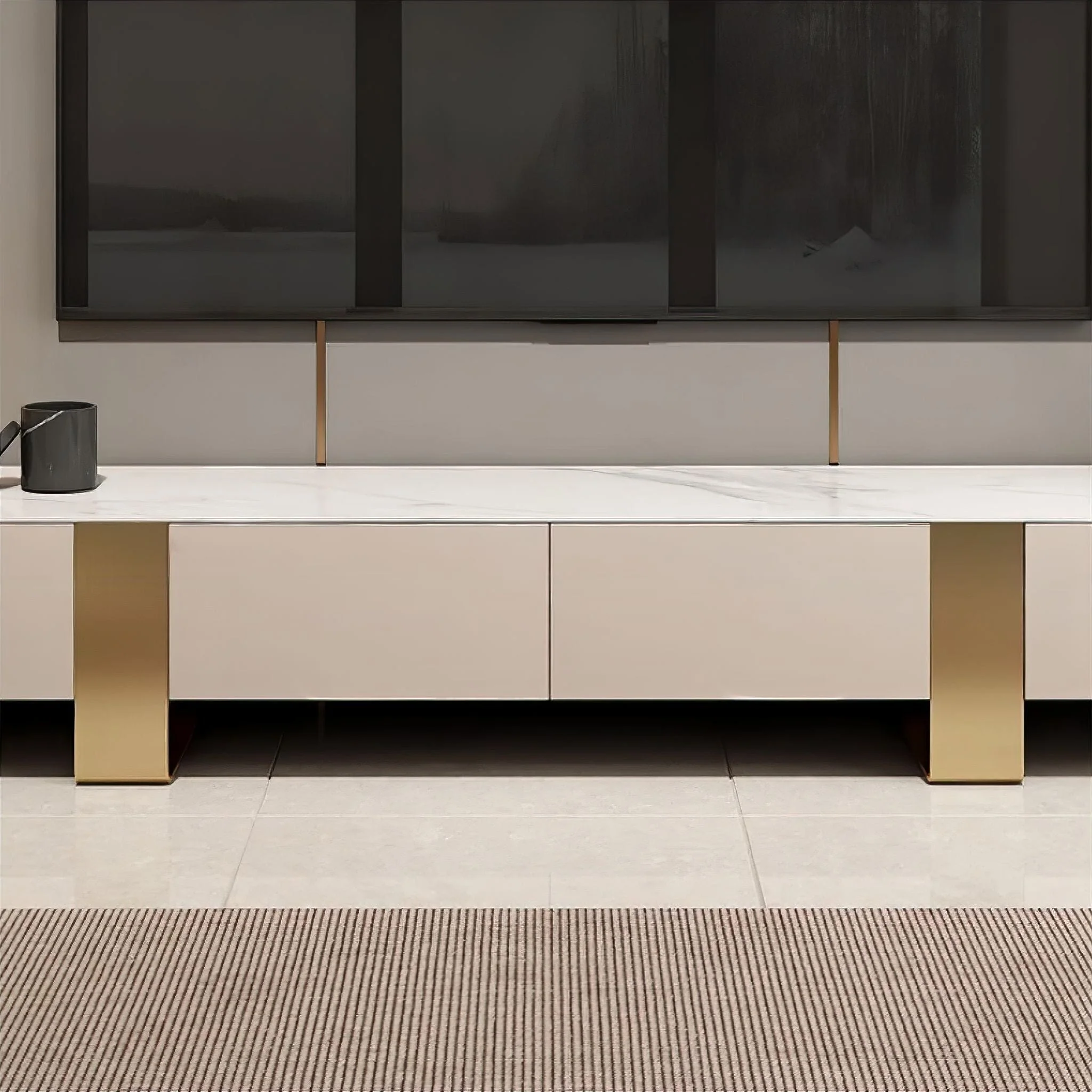 Zola Slate TV Cabinet - Image 6