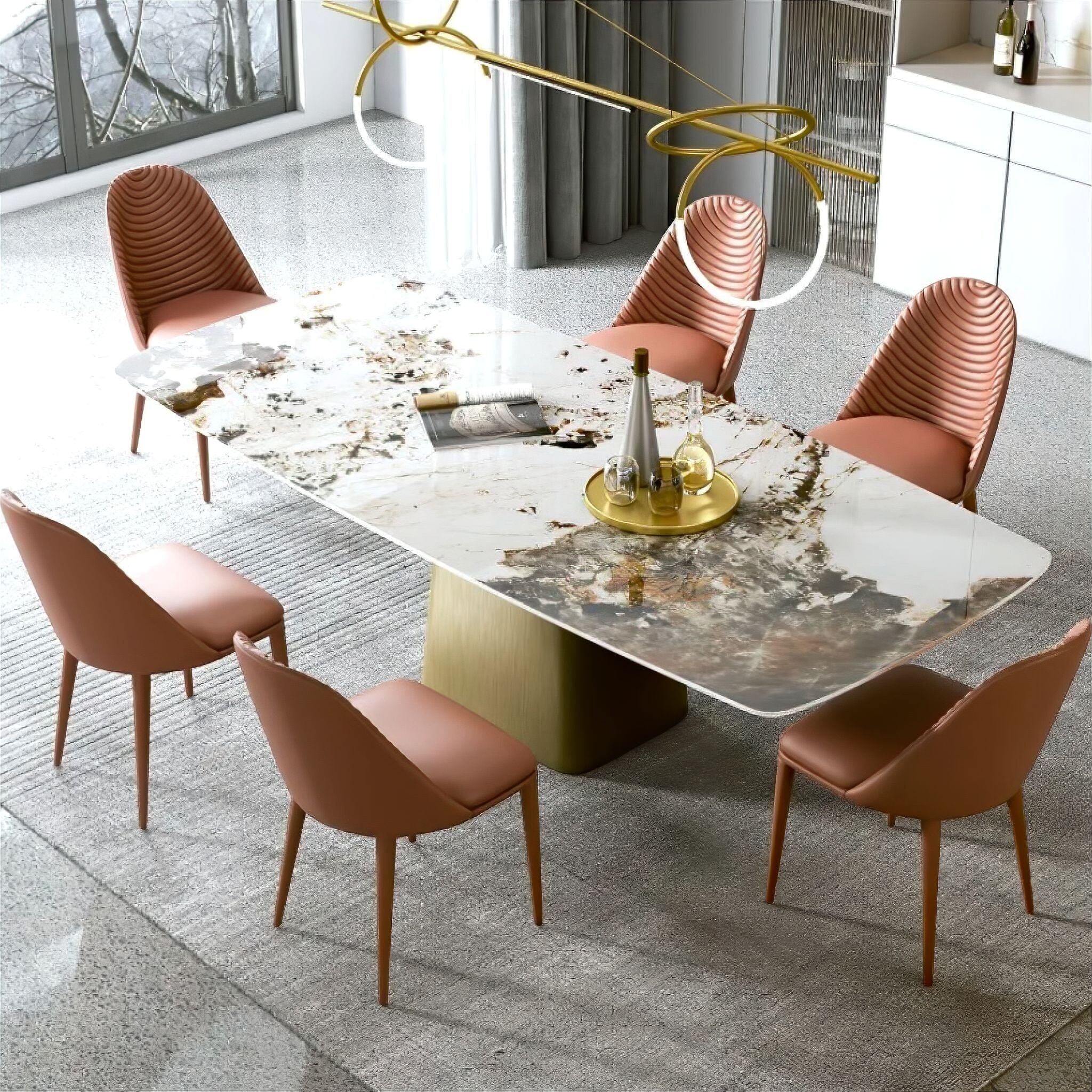 Morocco Marble Dining Table - Image 3