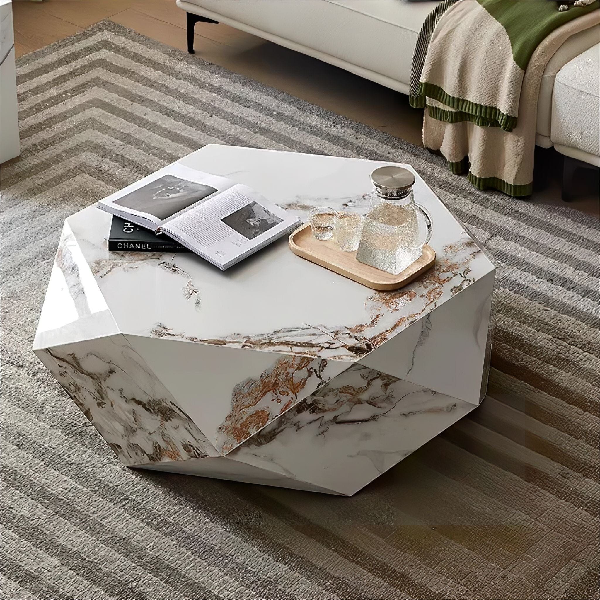 Clara Marble Coffee Table - Image 3
