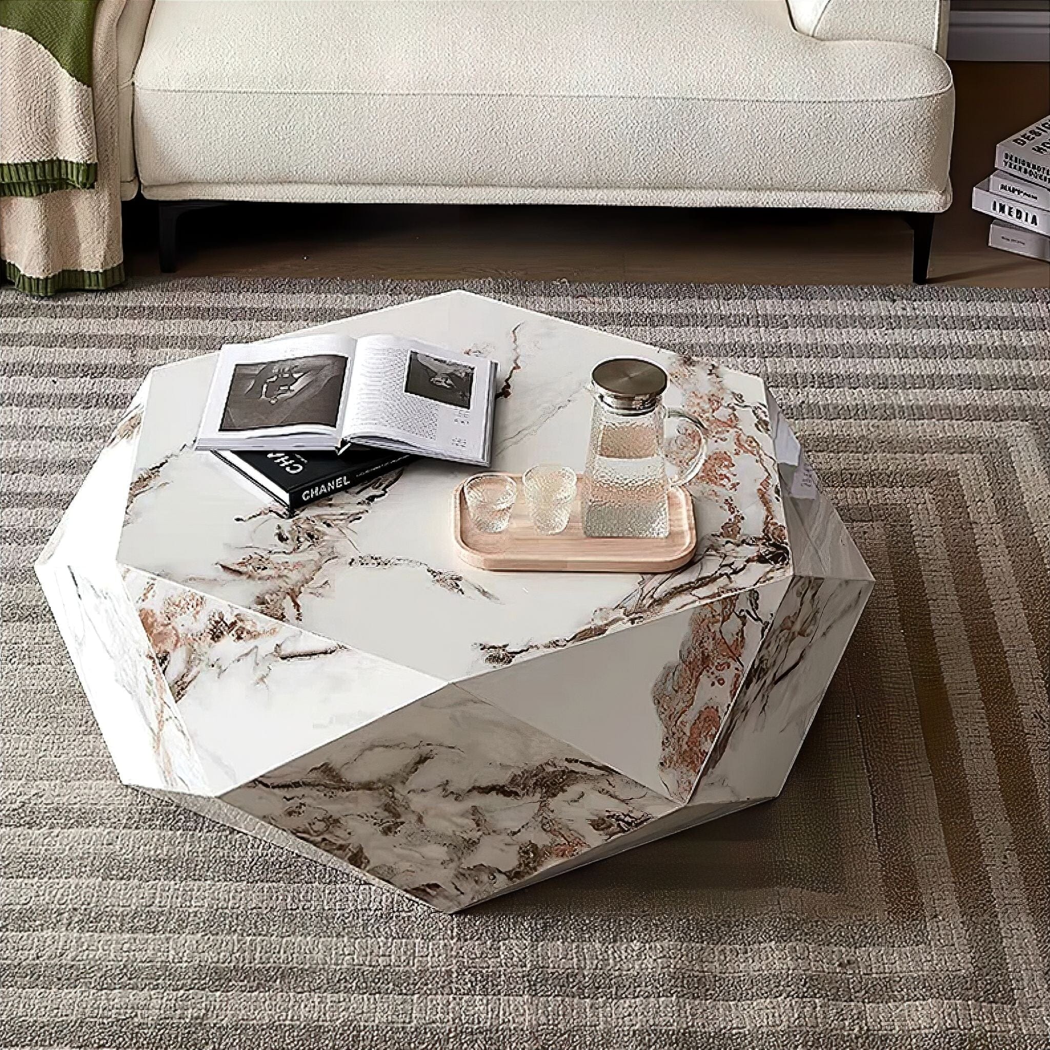Clara Marble Coffee Table - Image 4