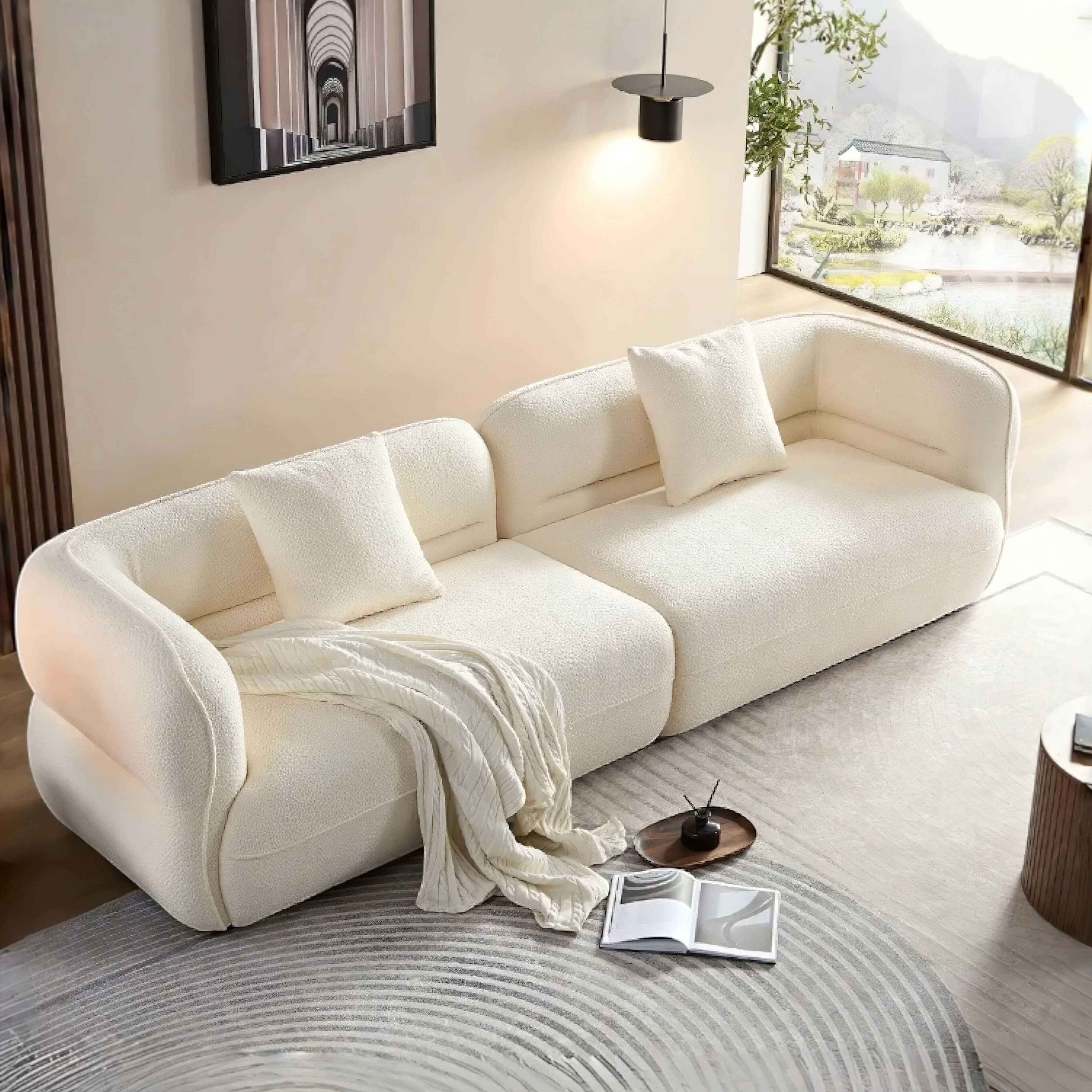 Ercole Lambswool Sofa - Image 3