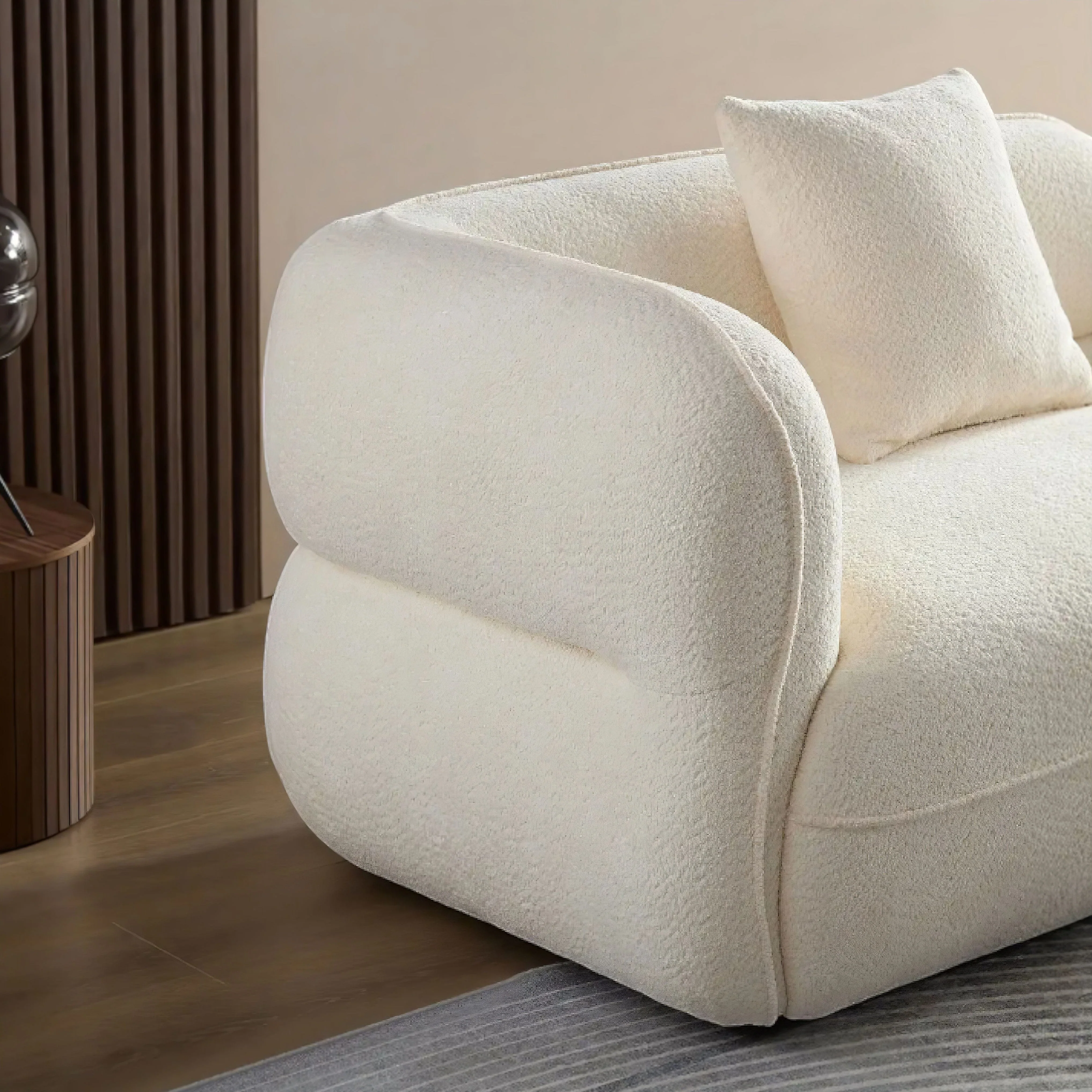 Ercole Lambswool Sofa - Image 4