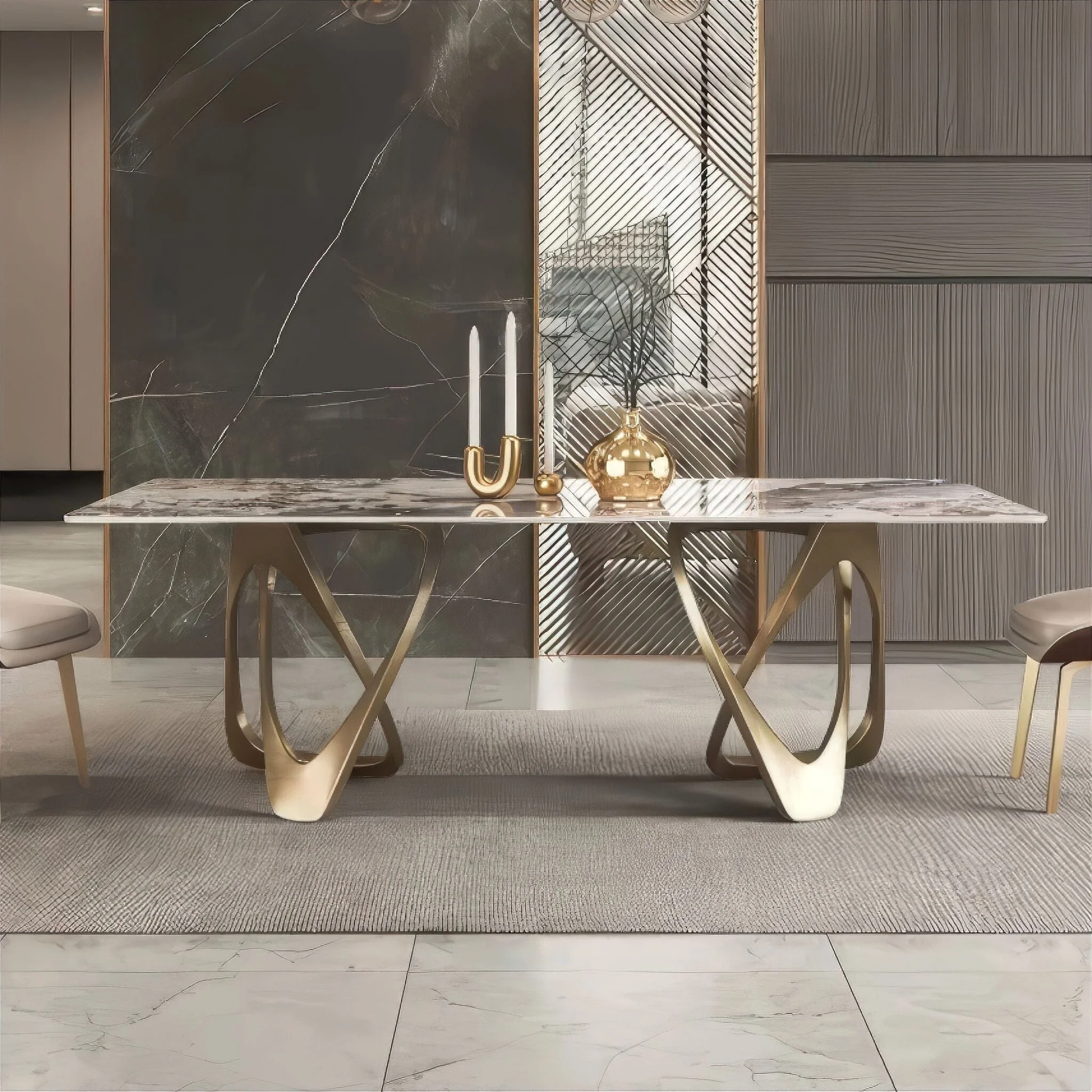 Virginia Marble Dining Table - Image 3