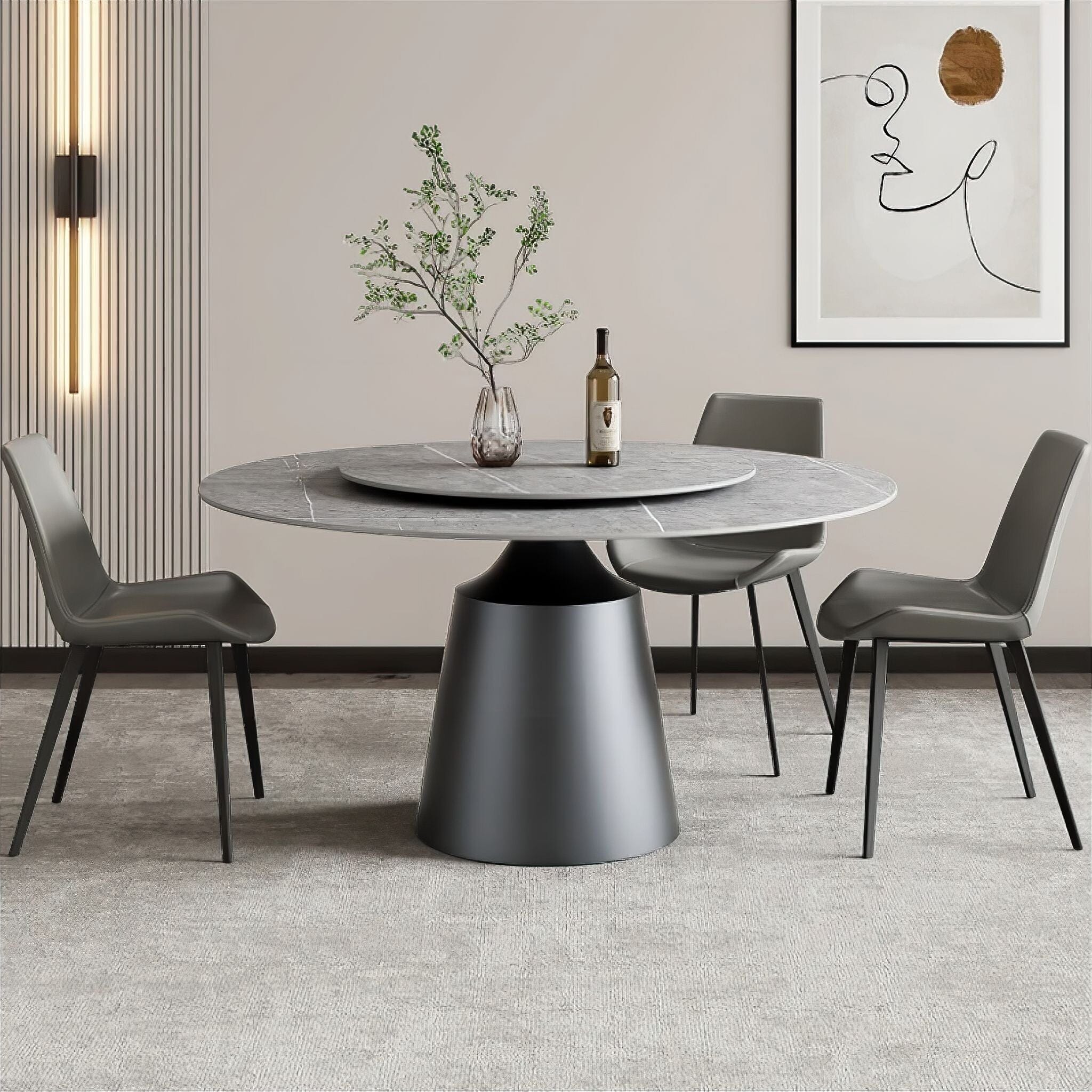 Henriette Marble Dining Table - Image 8