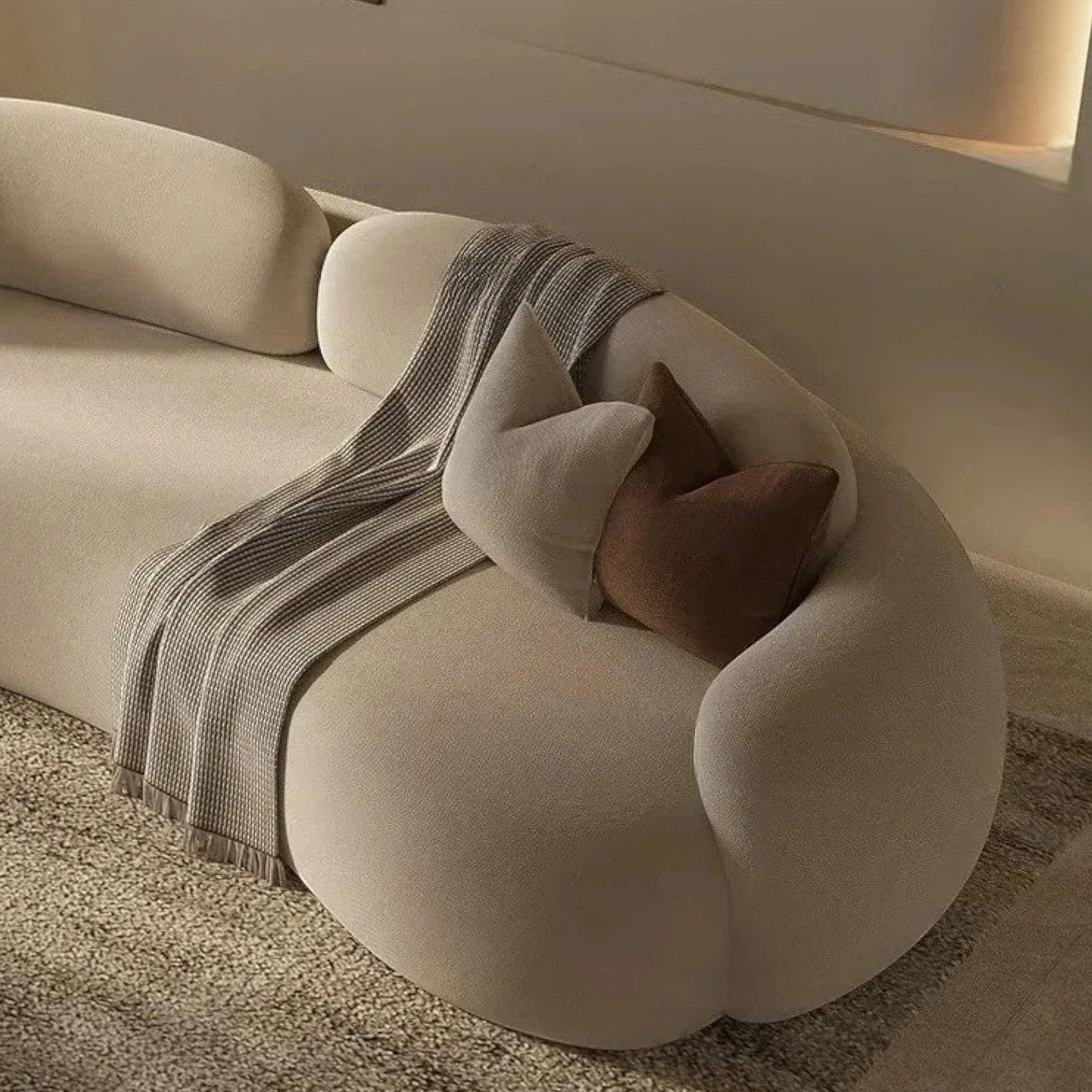 Vincenza Curved Sofa - Image 7