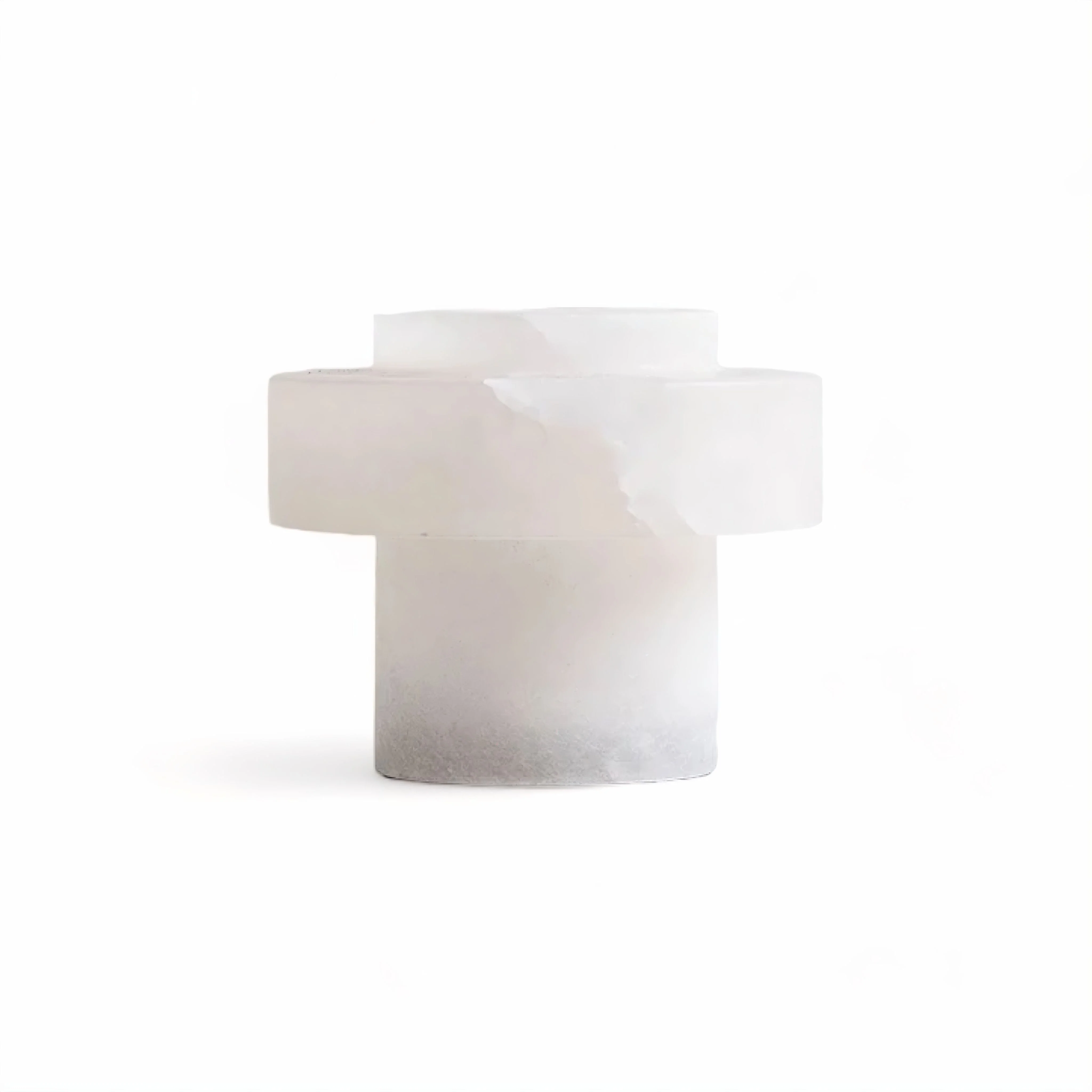 White Onyx Marble Vase Collection - Image 4