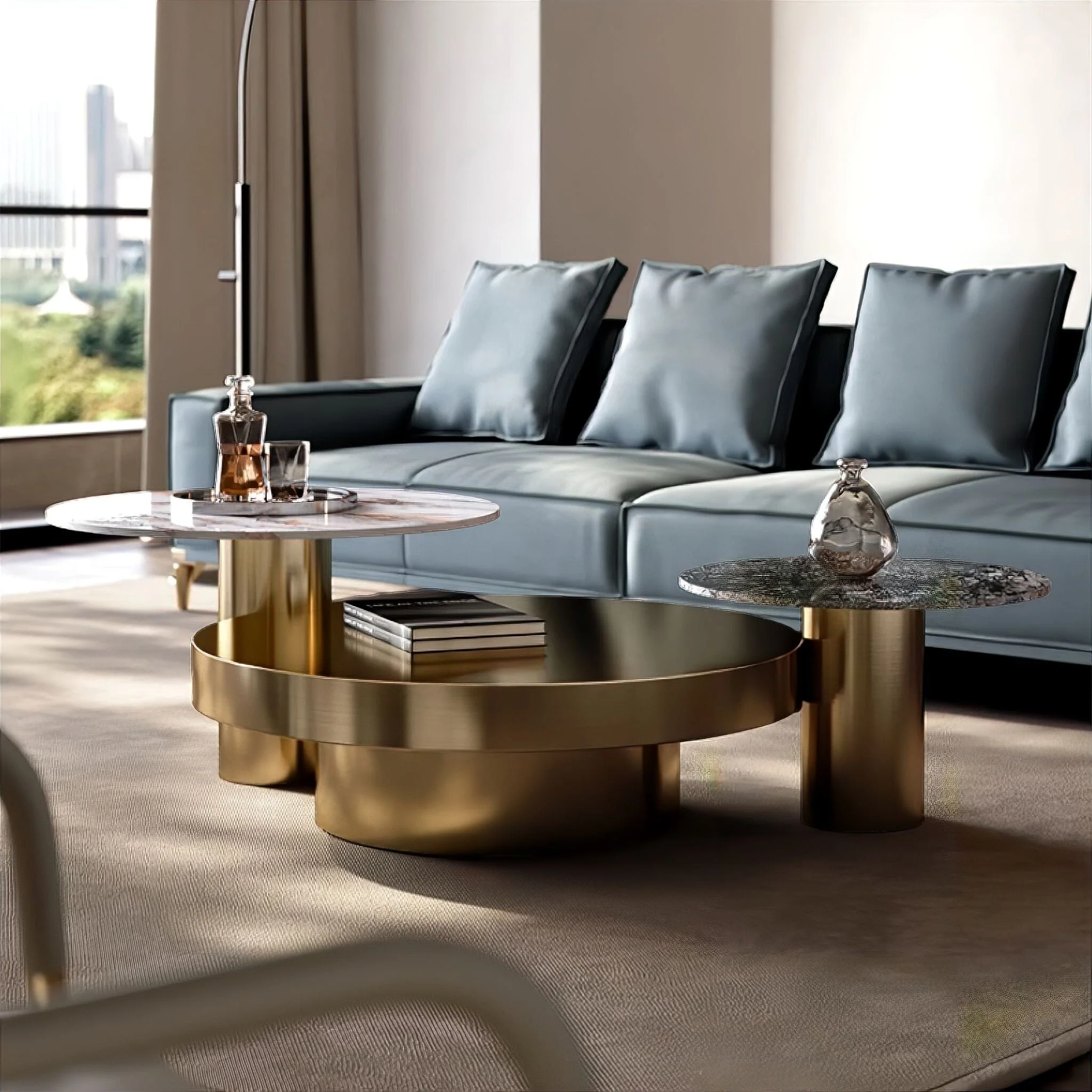 Gustave Slate Coffee Table - Image 9