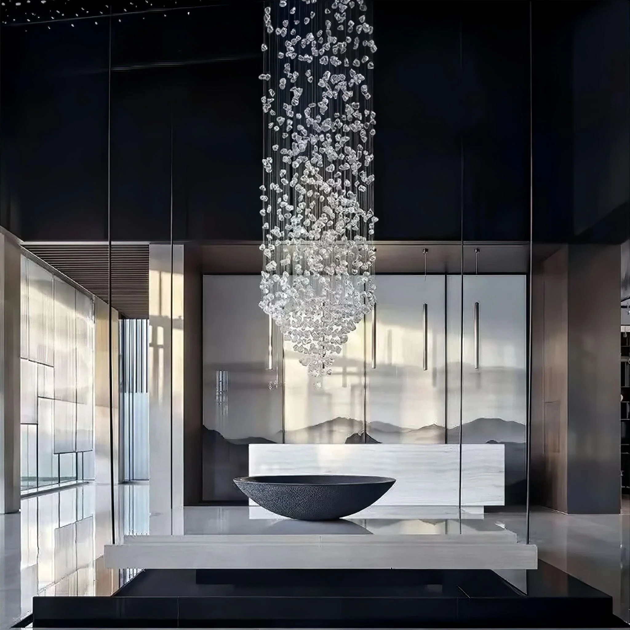 Sylvain Stone Chandelier - Image 3