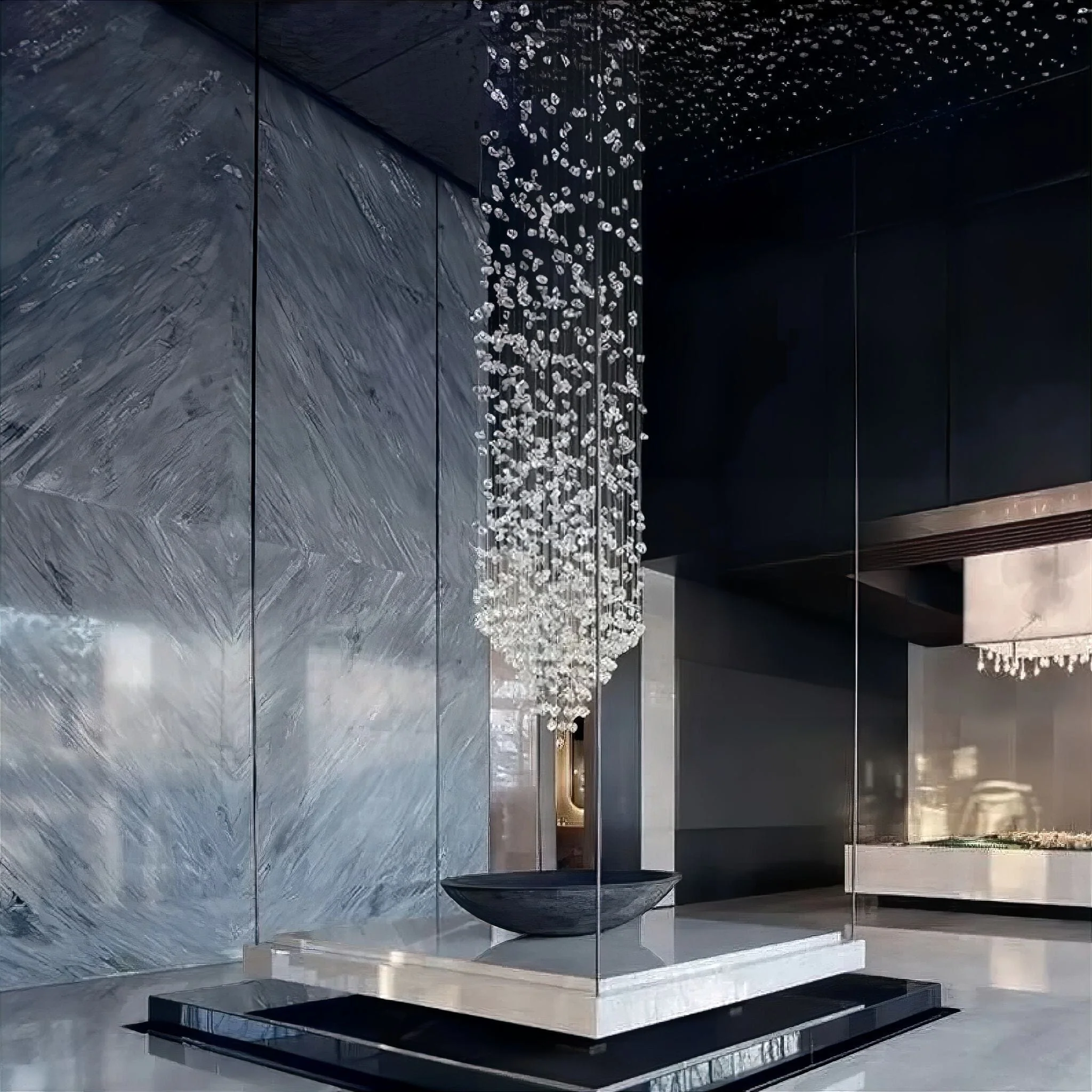 Sylvain Stone Chandelier - Image 5