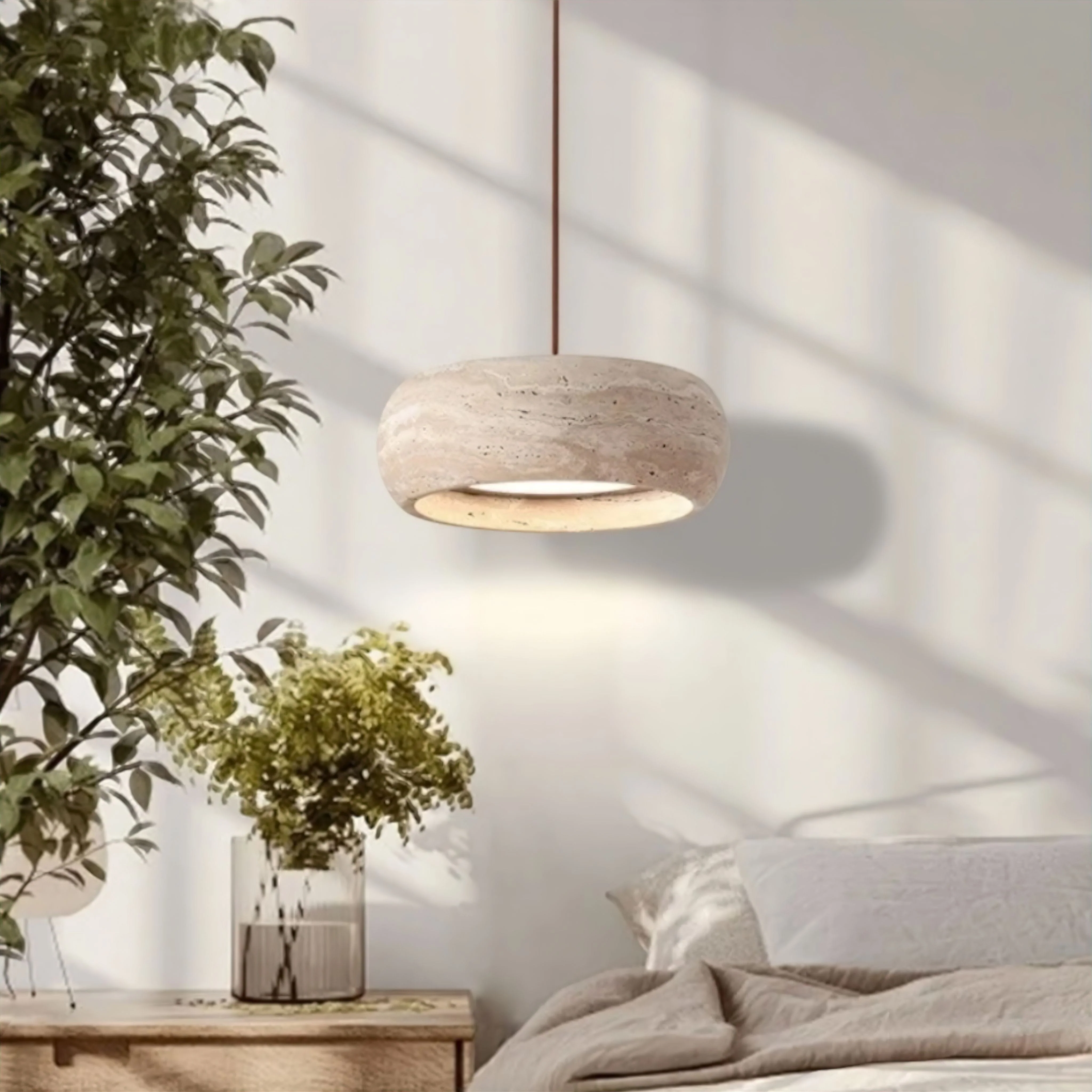 Paola Travertine Pendant Light - Image 3