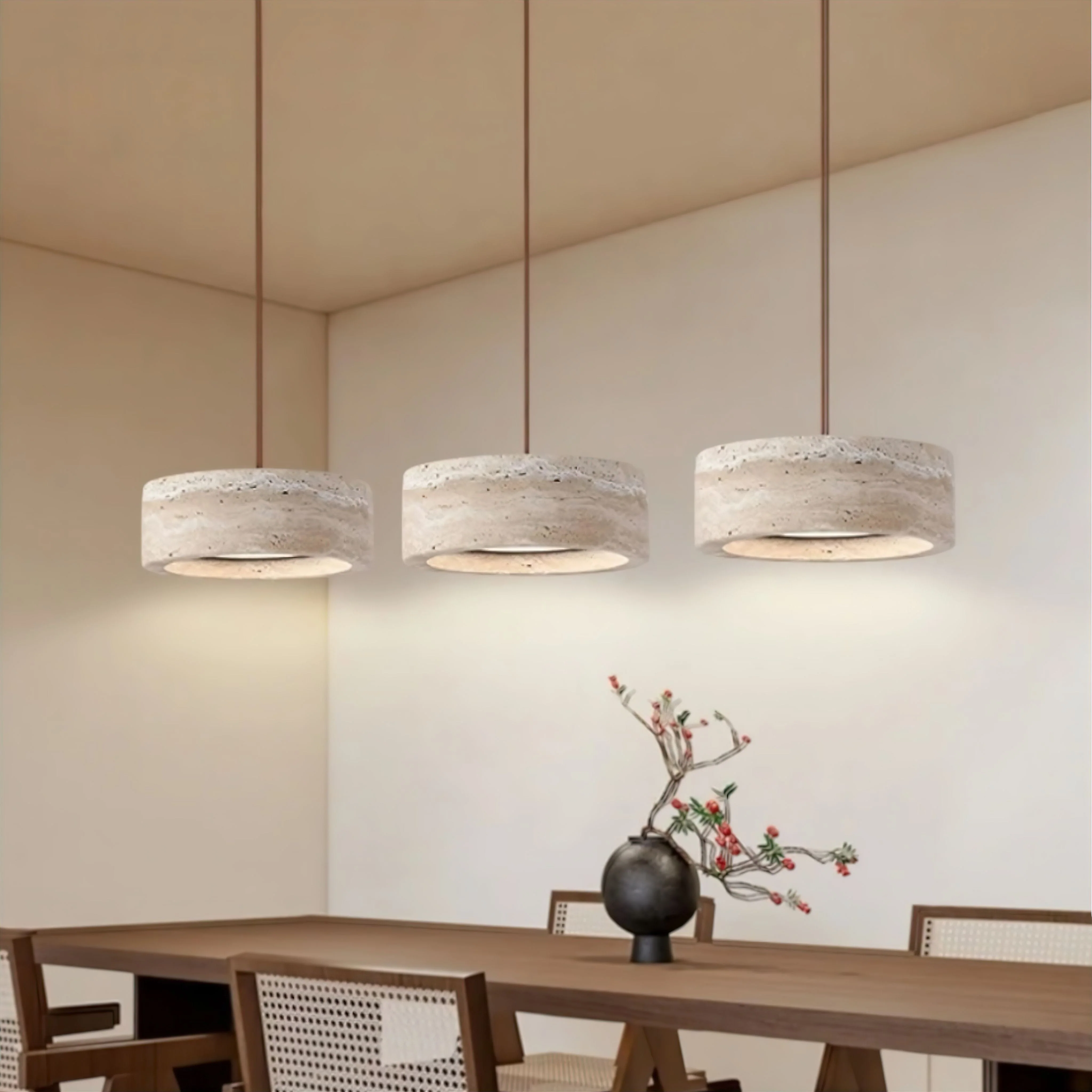 Paola Travertine Pendant Light - Image 4