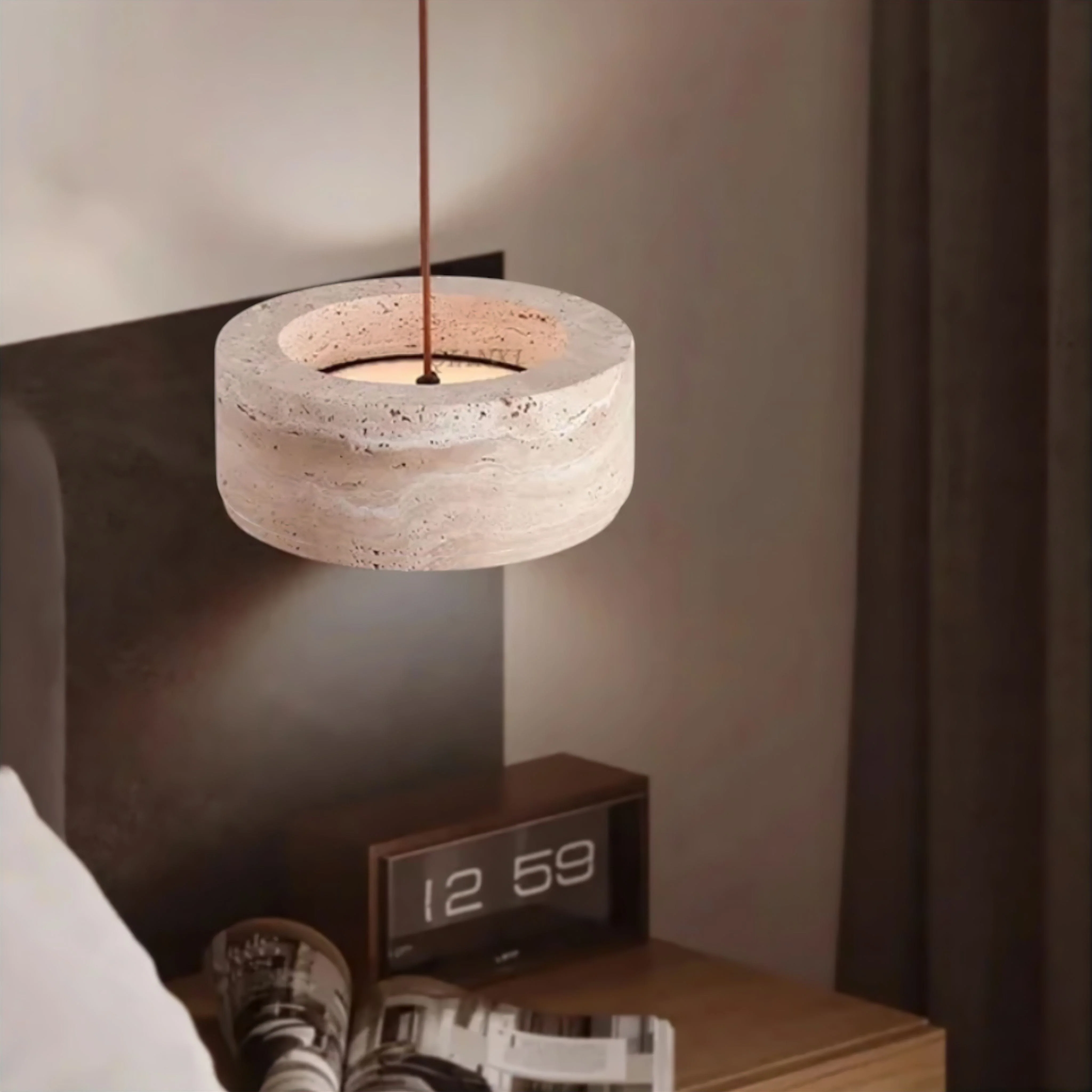 Paola Travertine Pendant Light - Image 6