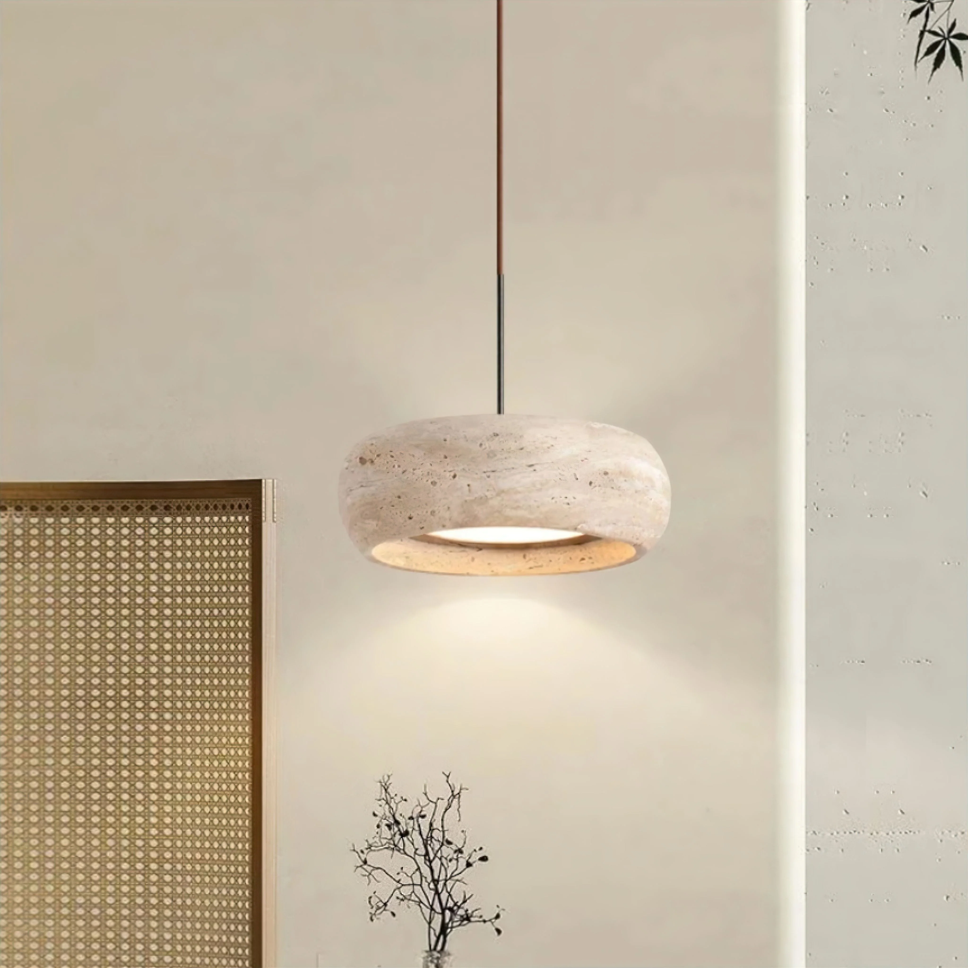 Paola Travertine Pendant Light - Image 7