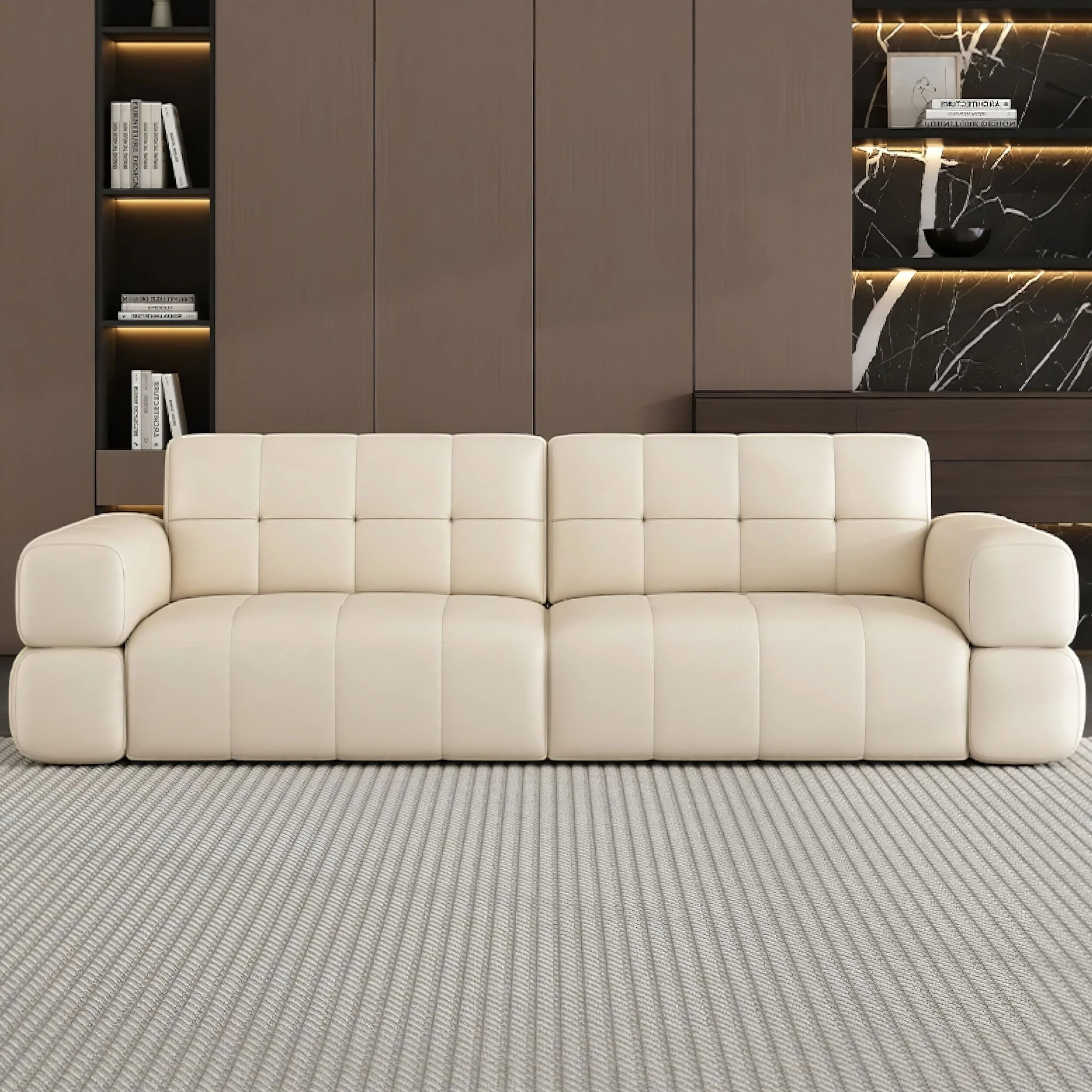 Cristiana Leather Sofa - Image 4