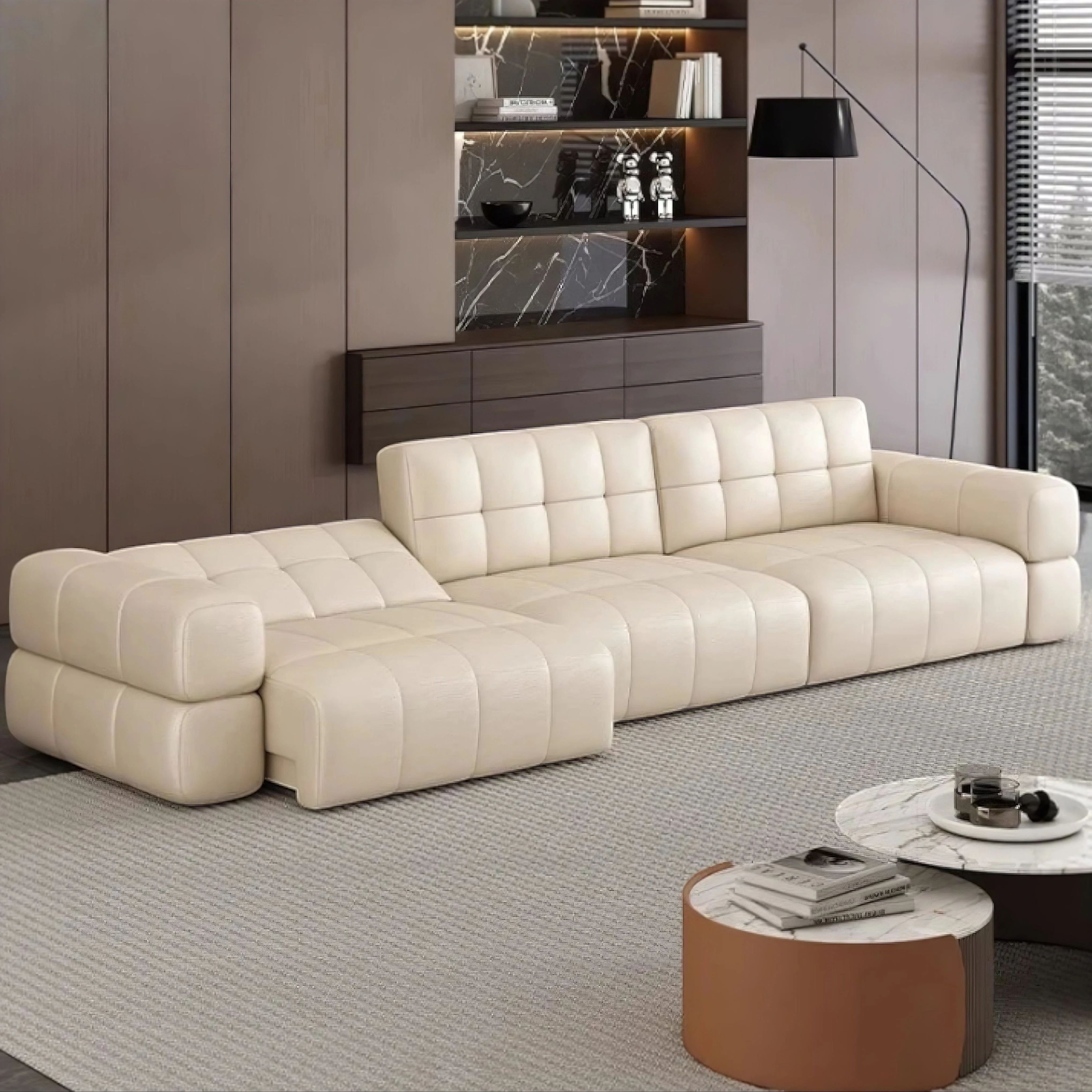 Cristiana Leather Sofa - Image 5