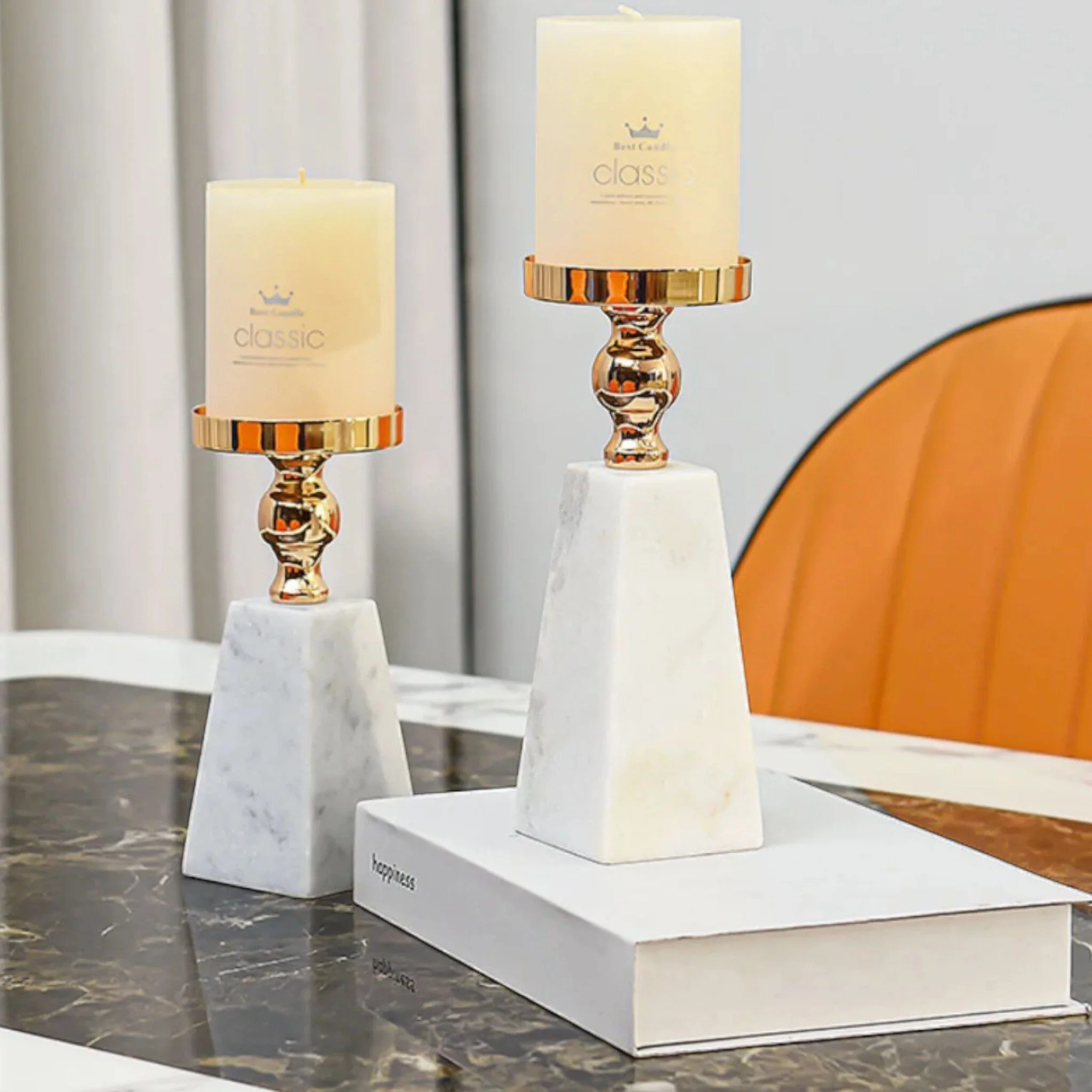 Marble Whisper Candle Holder - Image 4