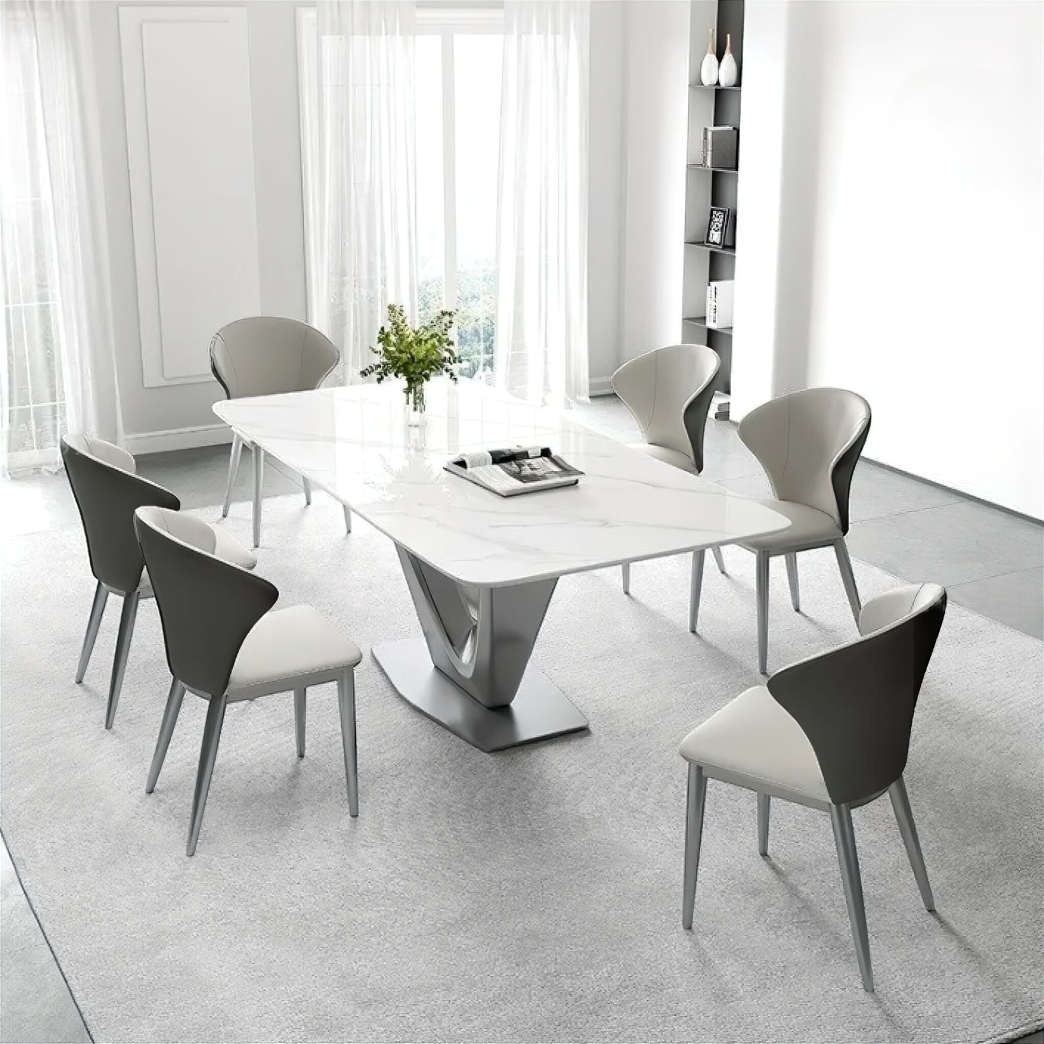 Norbert Slate Dining Table - Image 4
