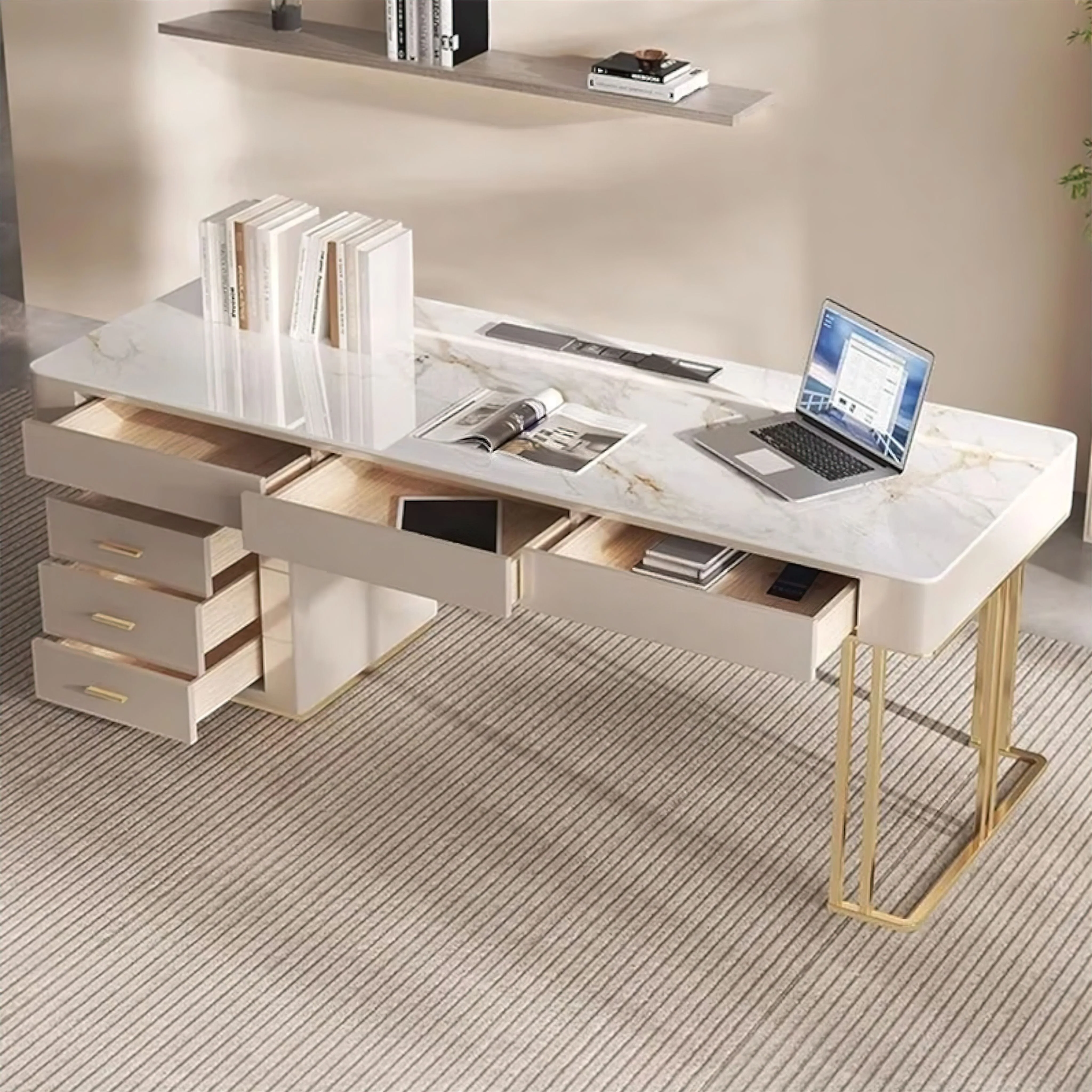 Rocco Slate Office Desk - Image 3