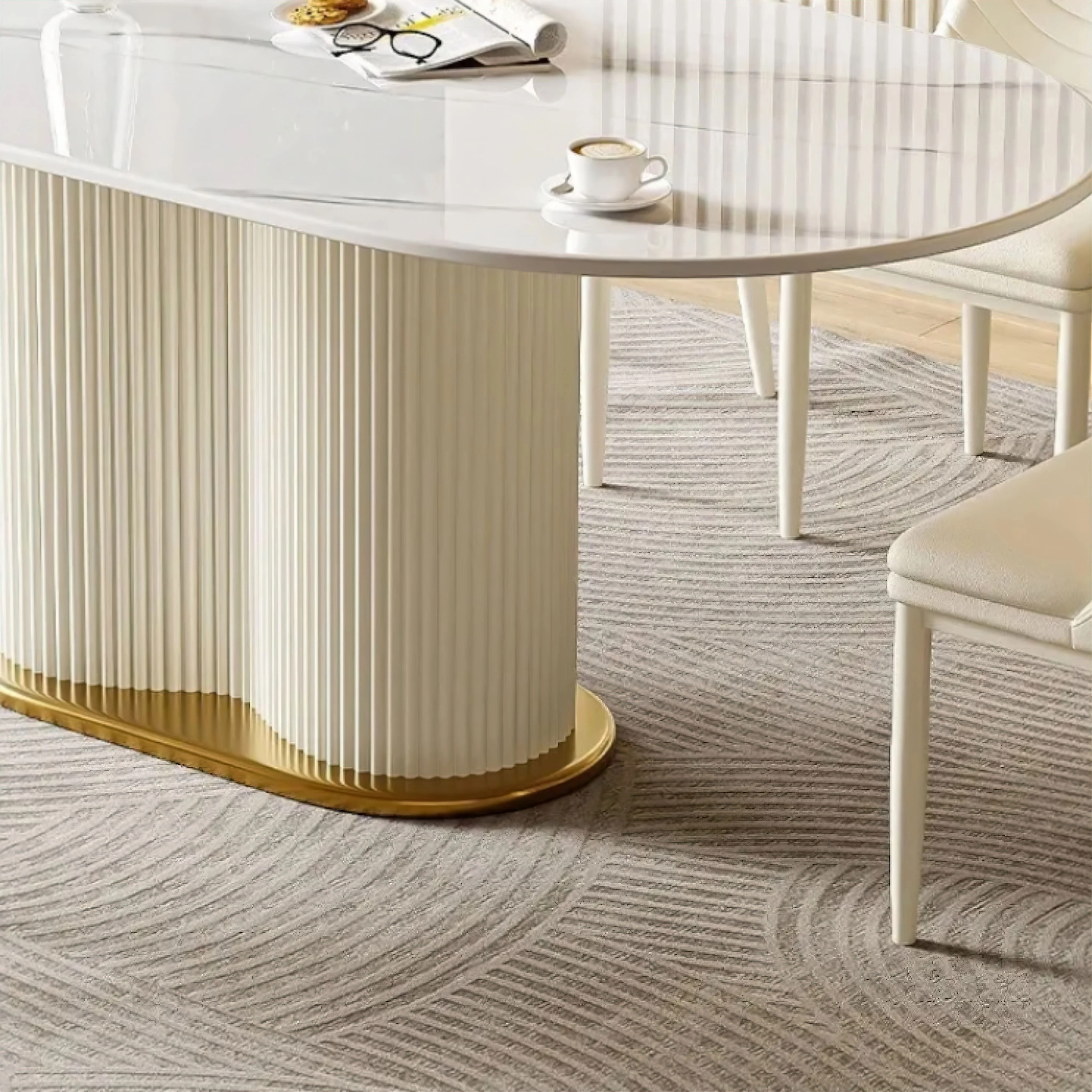 Debora Slate Dining Table - Image 5