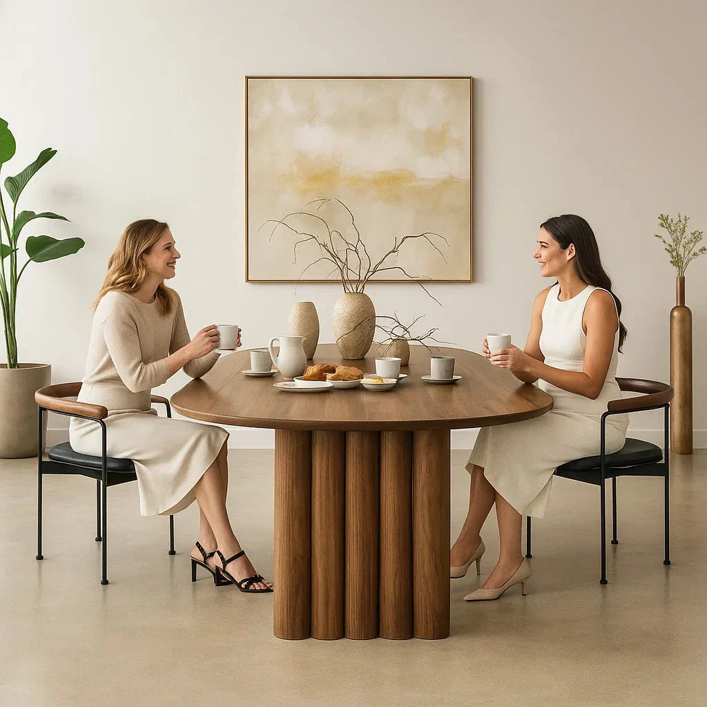 Pascal Oak Dining Table - Image 2