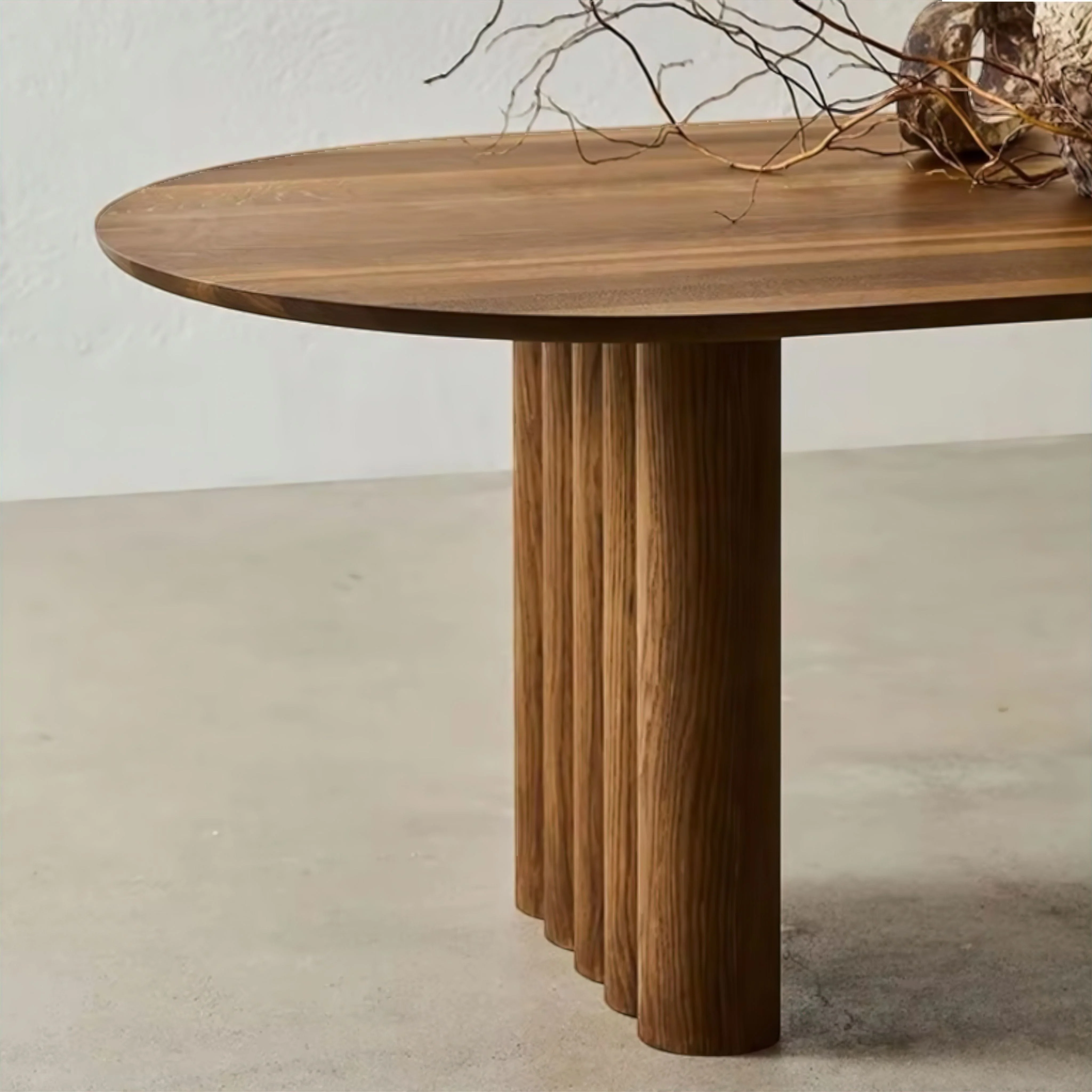 Pascal Oak Dining Table - Image 6