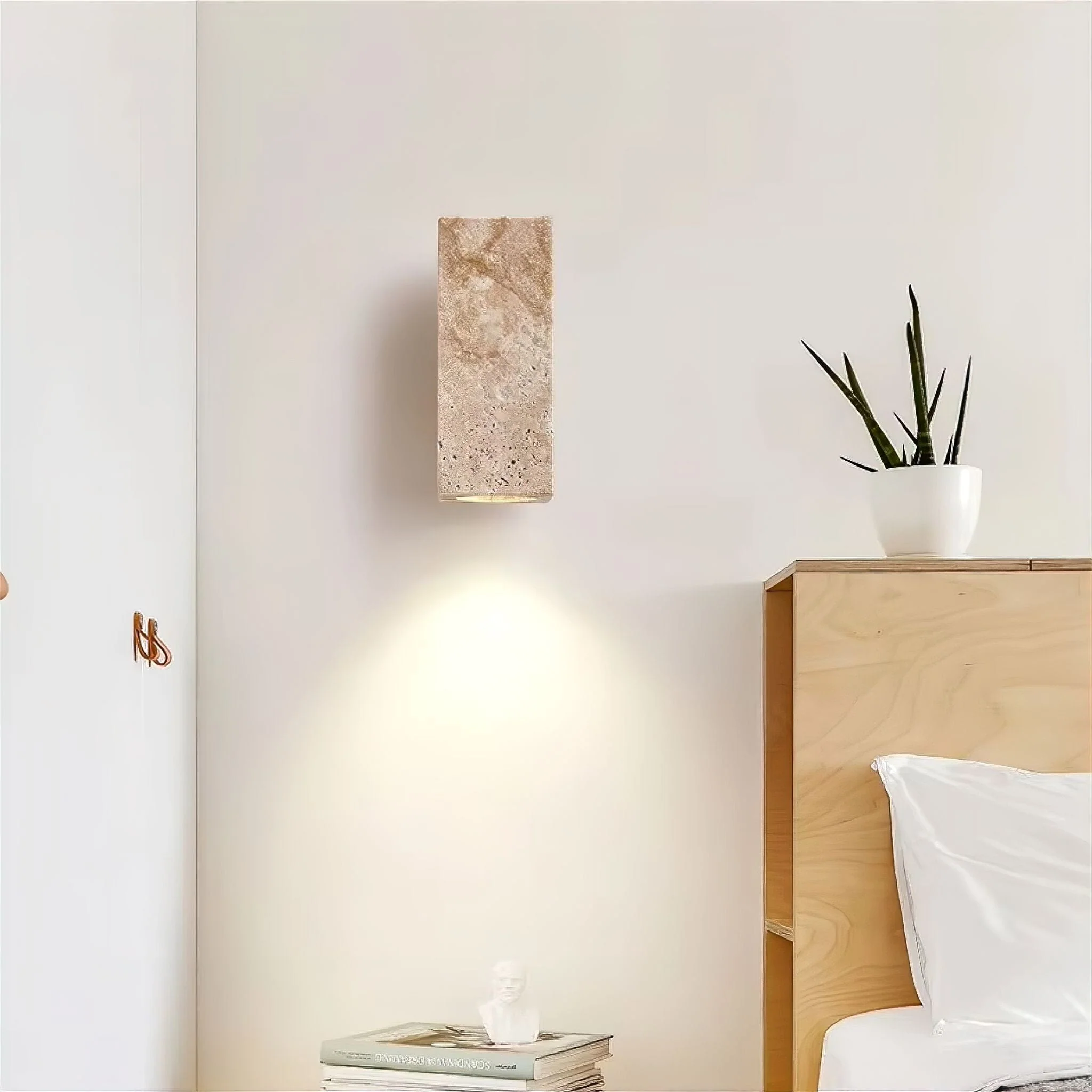 Pascale Travertine Wall Light