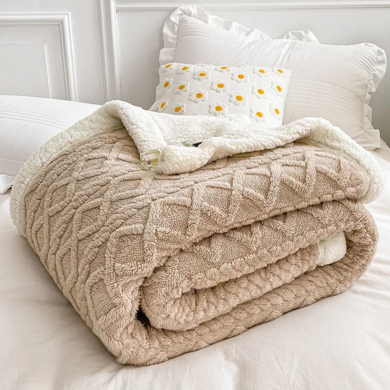 Davide Plaid Blanket - Image 4