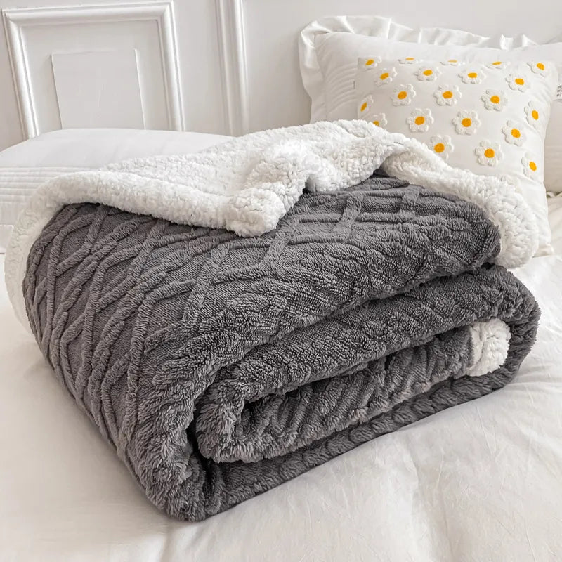 Davide Plaid Blanket - Image 5