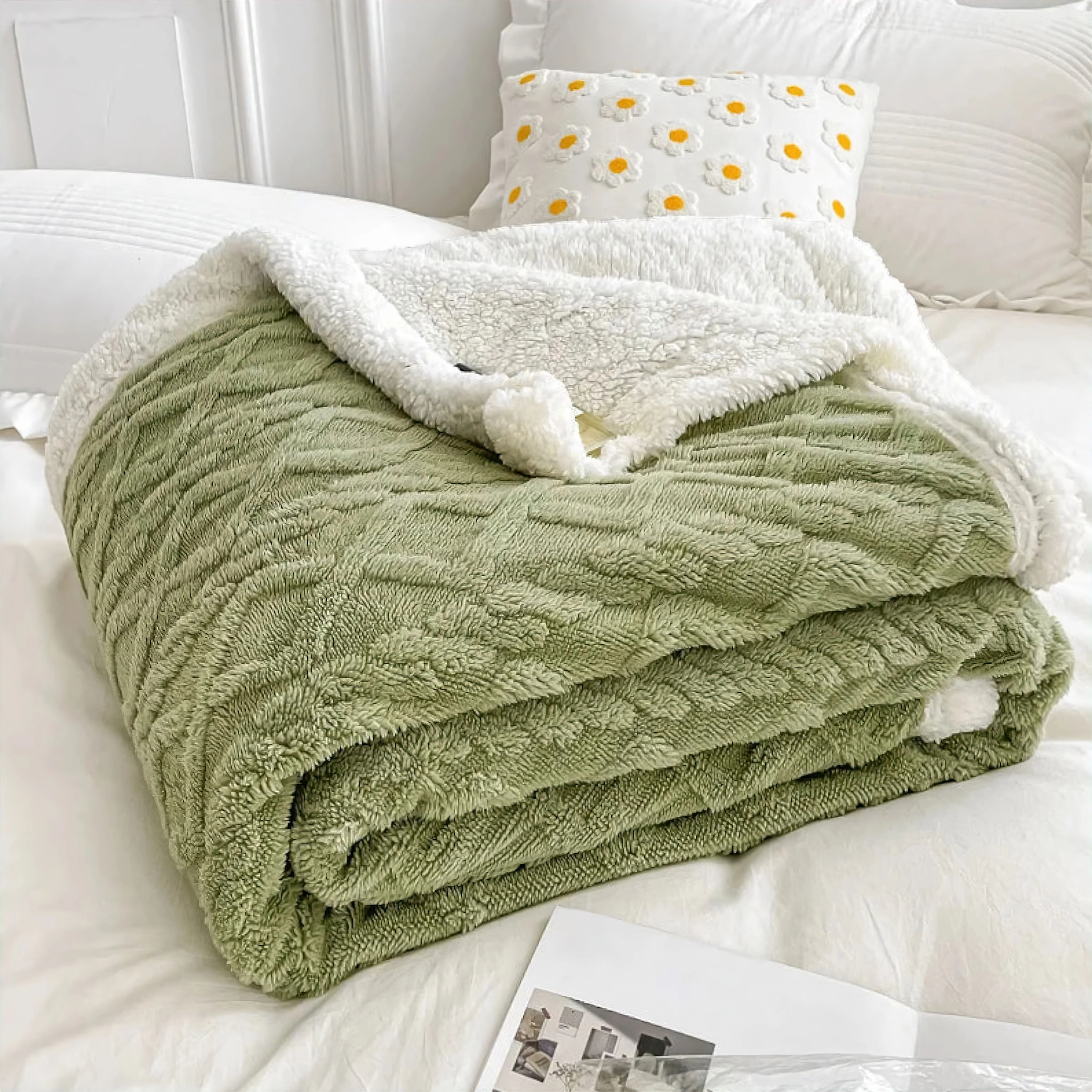 Davide Plaid Blanket - Image 6