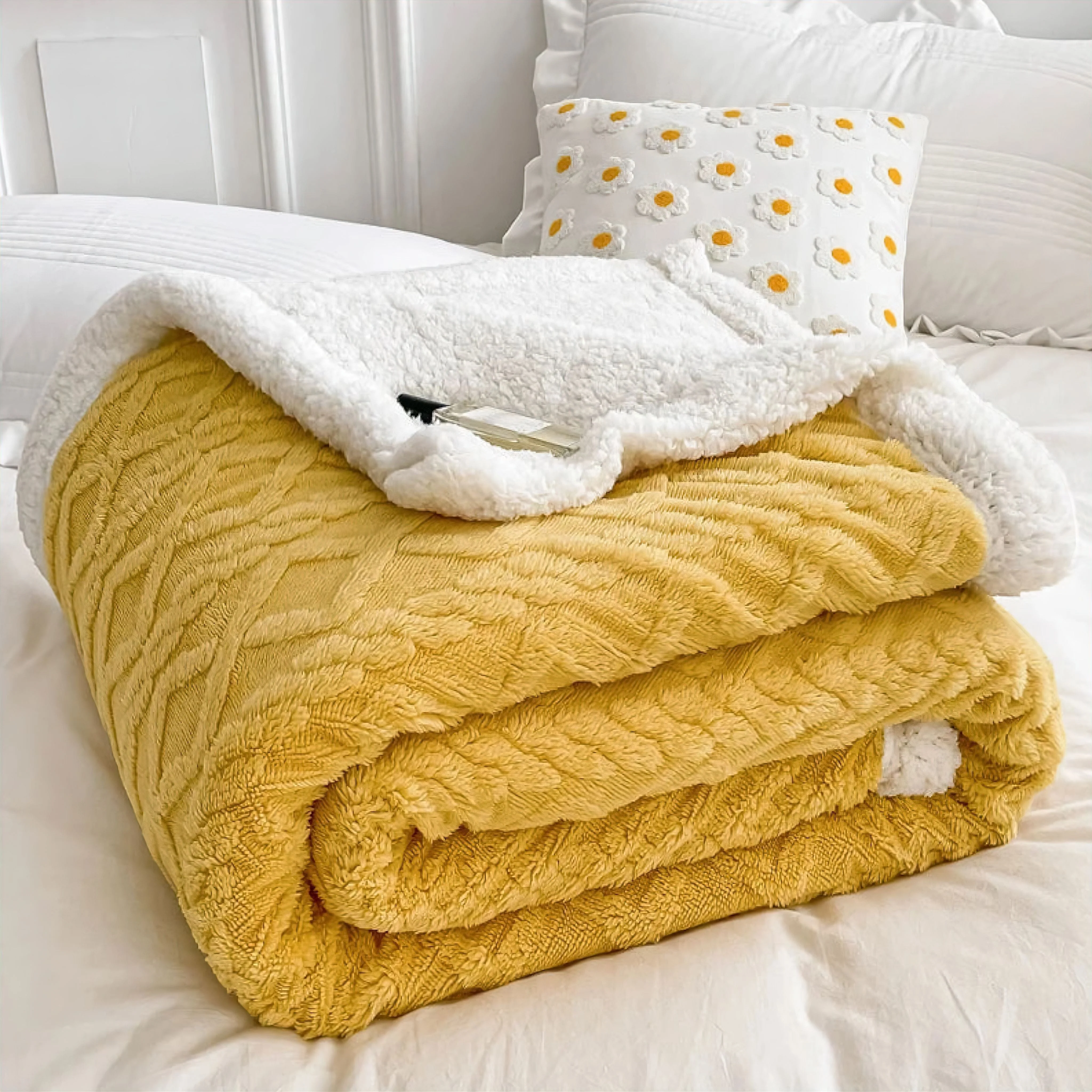 Davide Plaid Blanket - Image 8