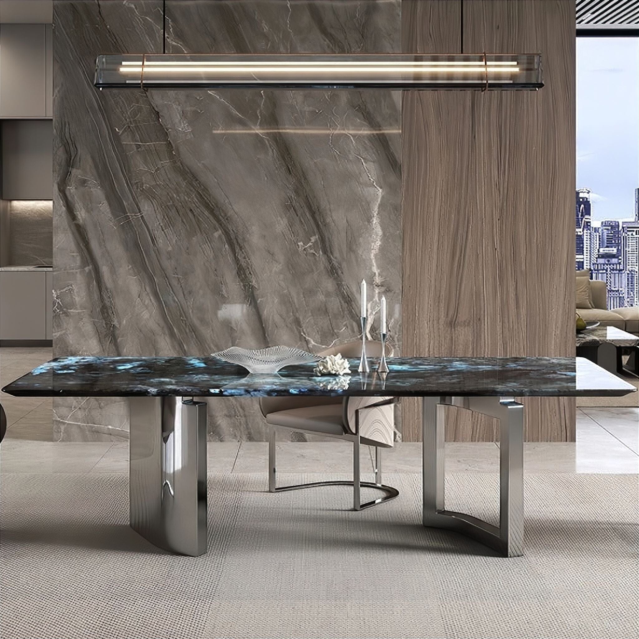 Quitterie Marble Dining Table - Image 2