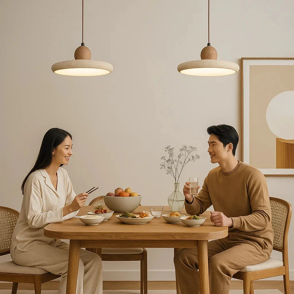 Mara Travertine Pendant Light