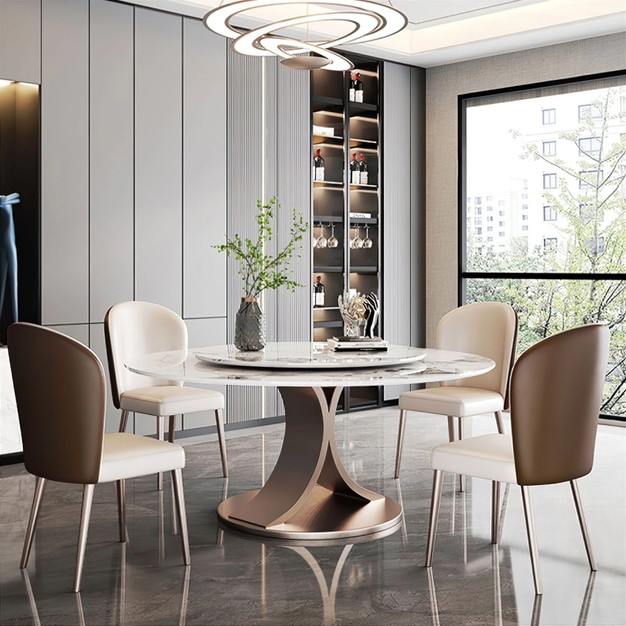 Solange Slate Dining Table - Image 2