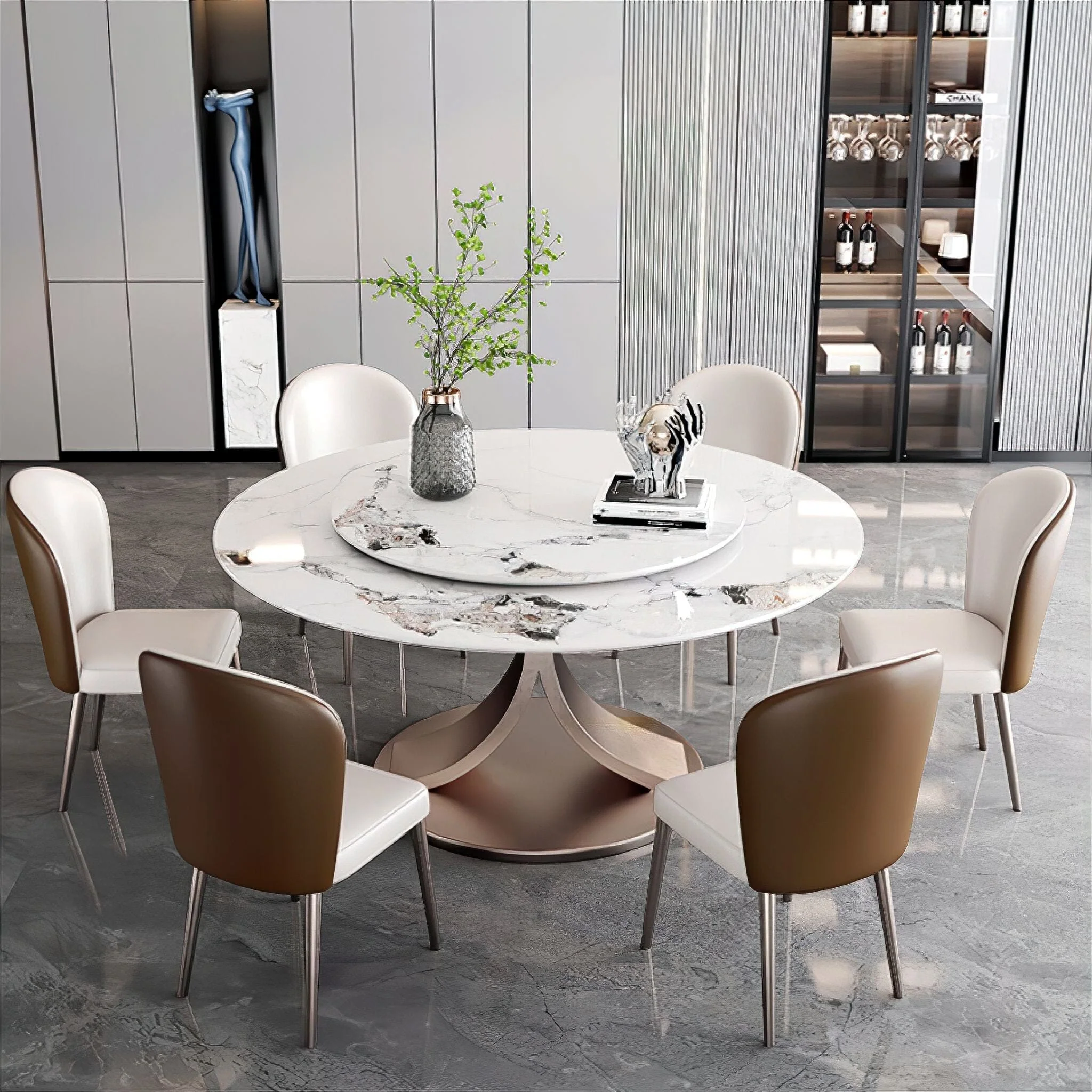 Solange Slate Dining Table - Image 3