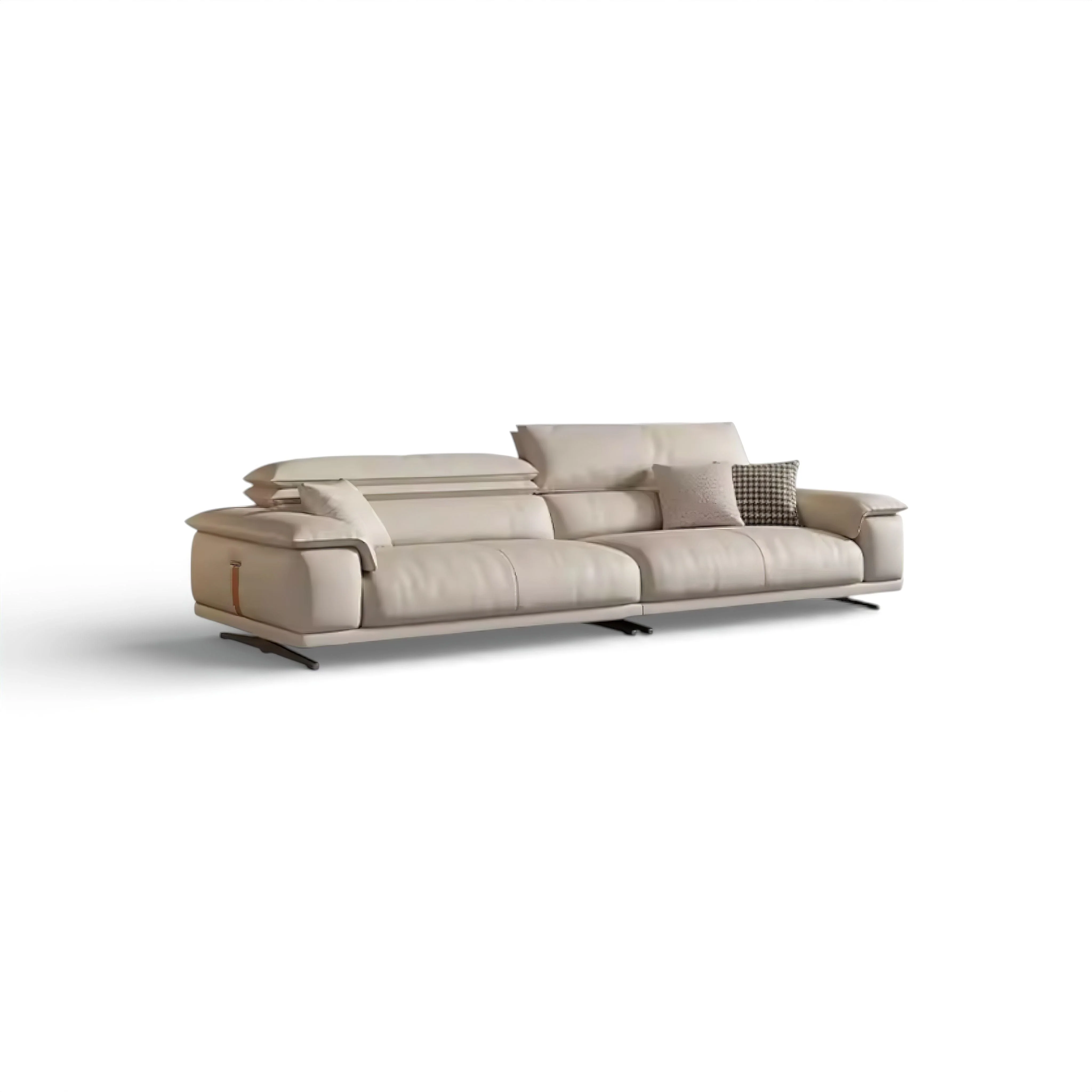 Lou Leather Sofa - Image 11