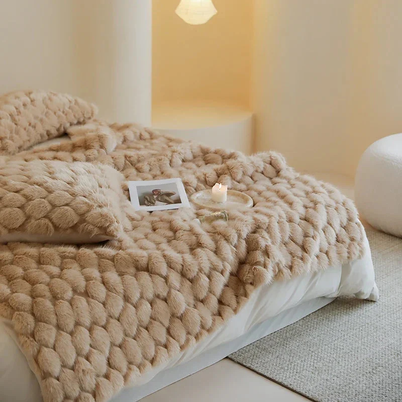 Serena Fur Blanket - Image 3