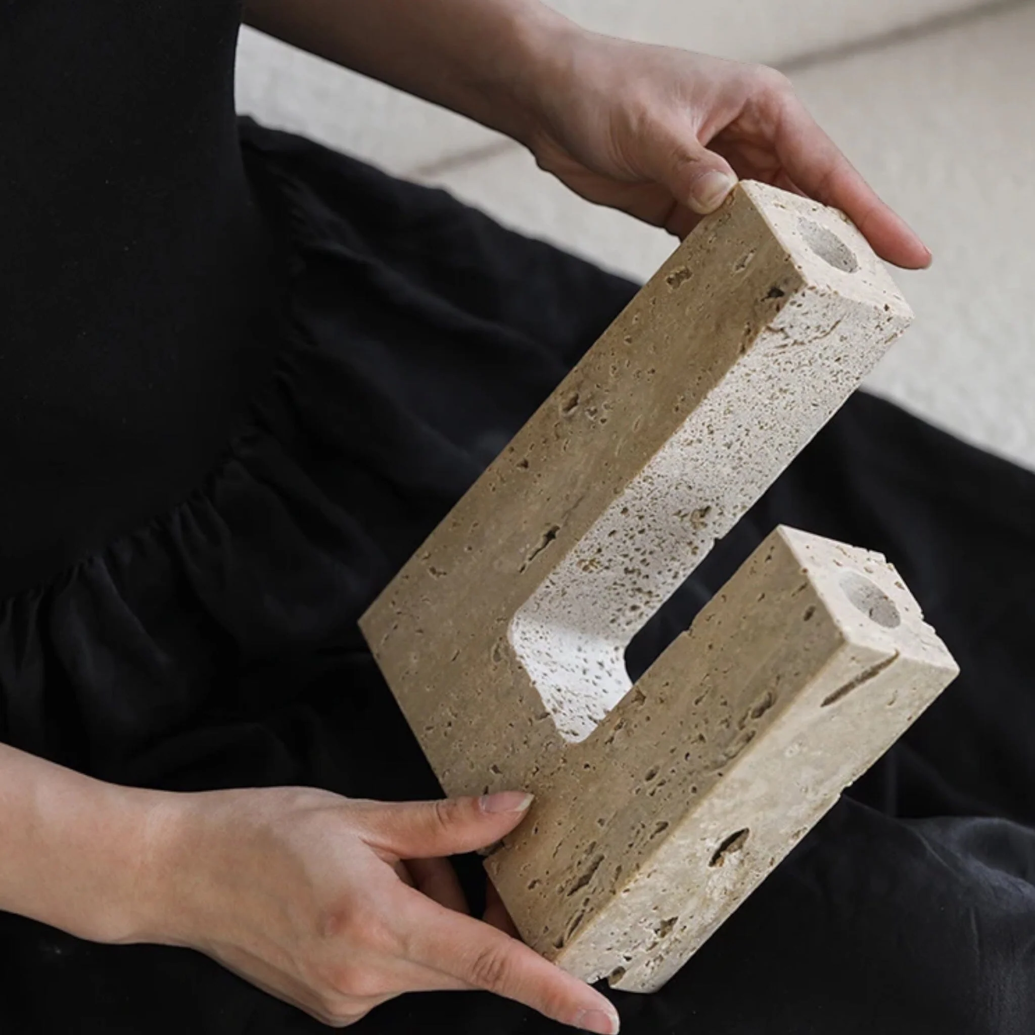 Serenity Stone Candle Holder - Image 3