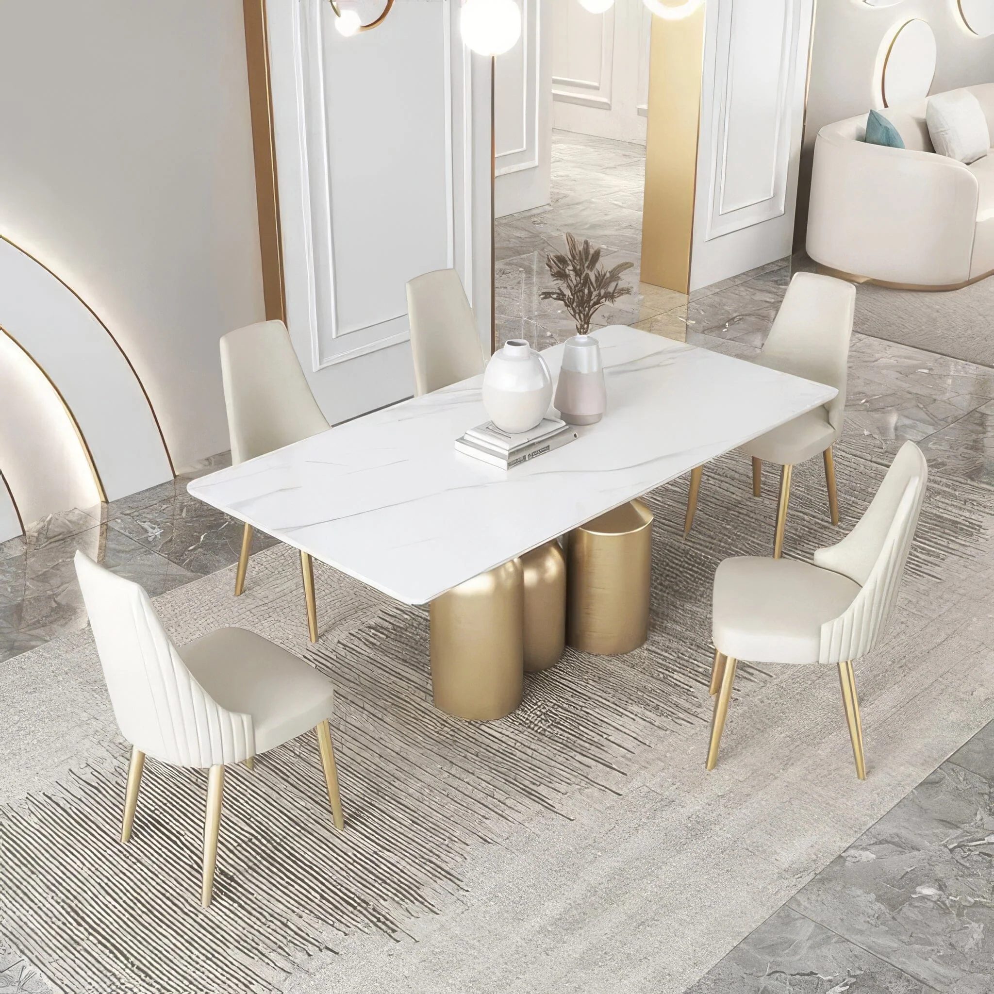 Marina Slate Dining Table - Image 4