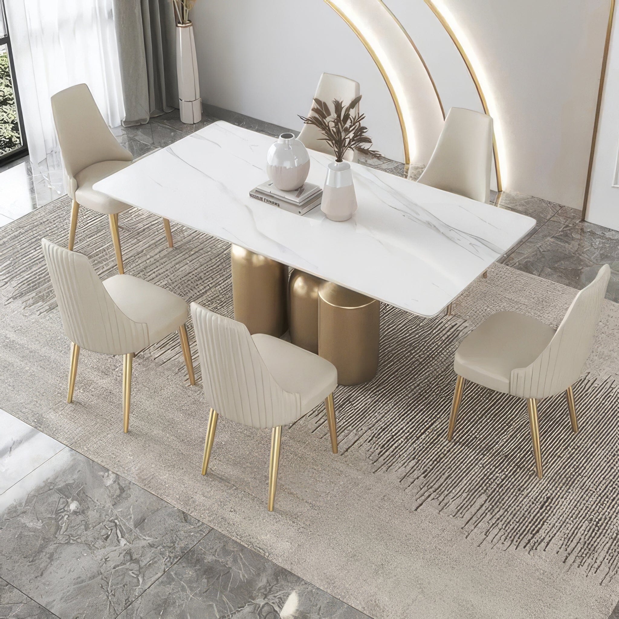 Marina Slate Dining Table - Image 6