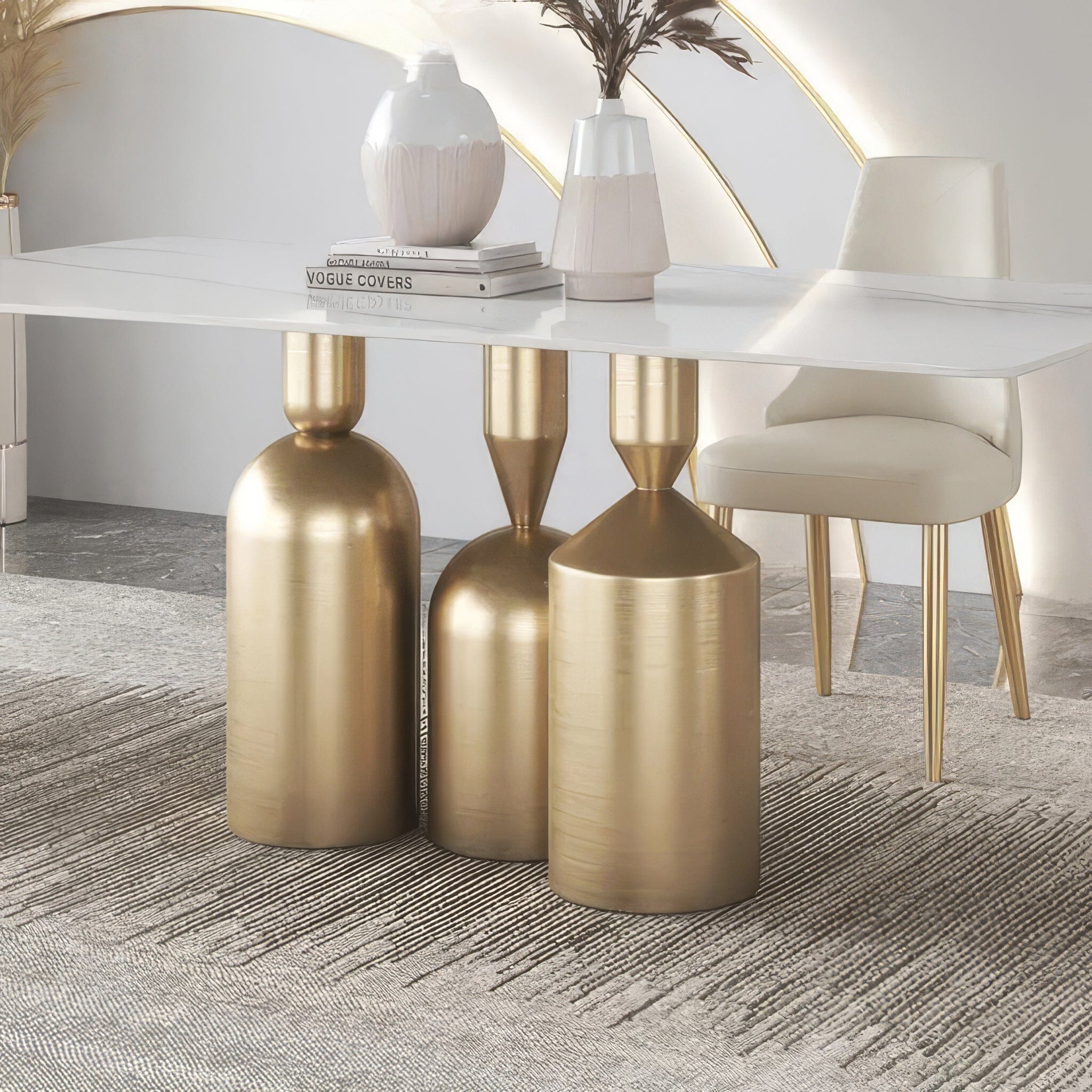 Marina Slate Dining Table - Image 8