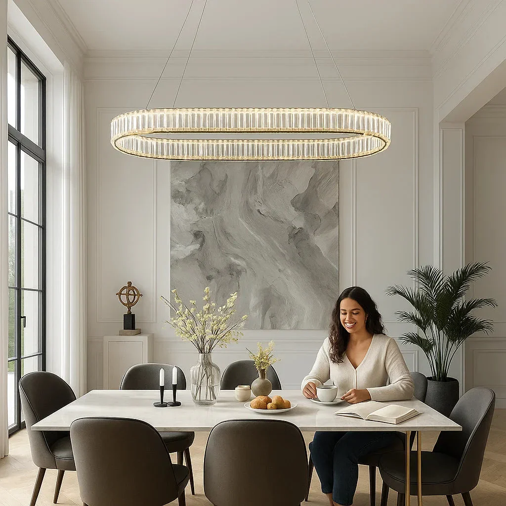 Stellar LED Crystal Chandelier