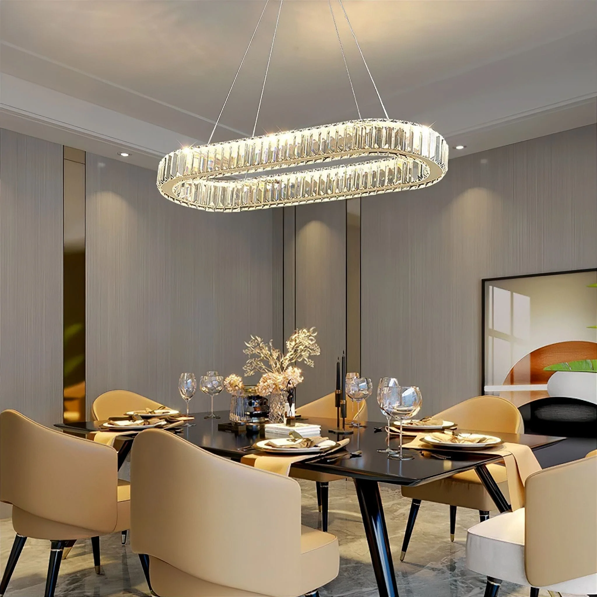 Stellar LED Crystal Chandelier - Image 2