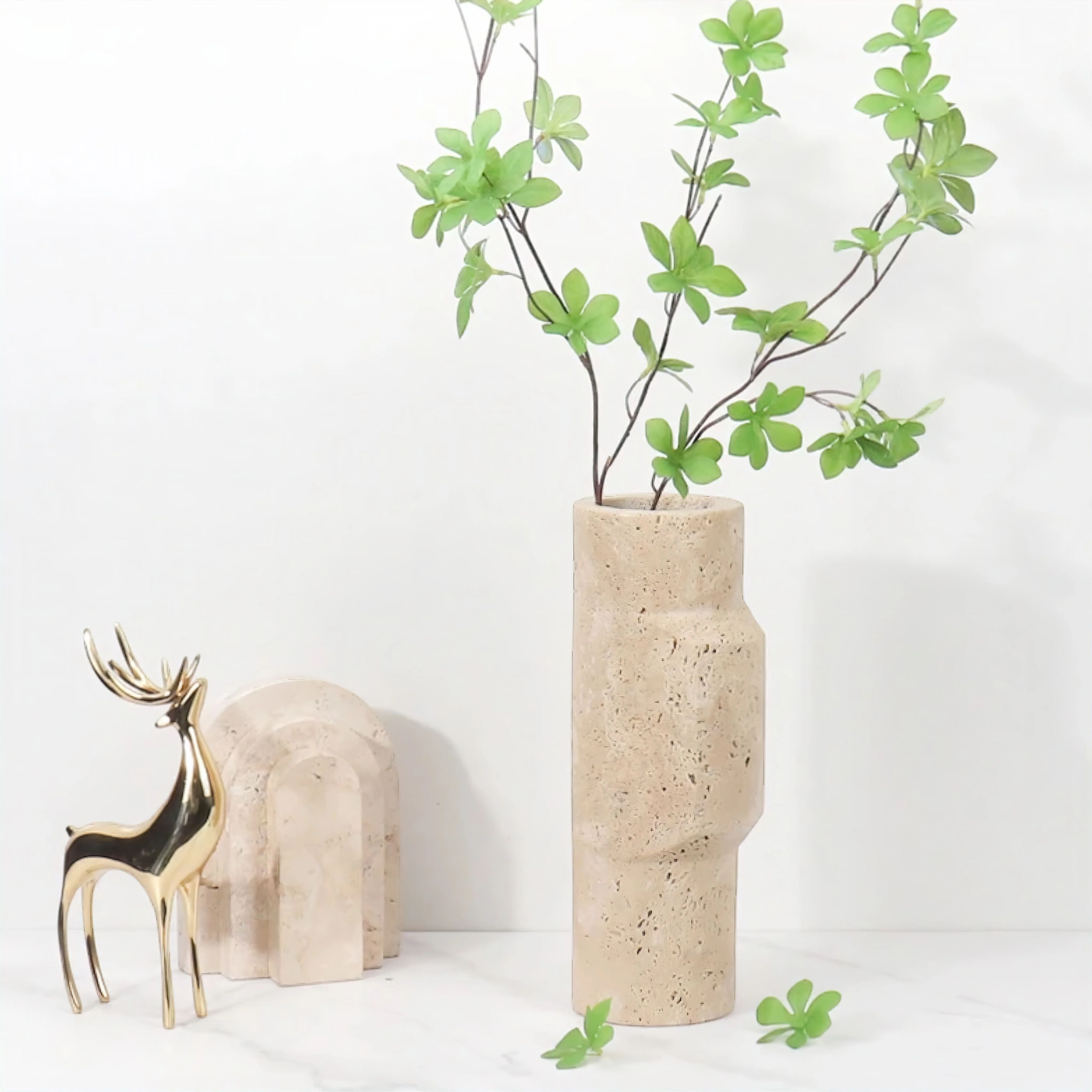 Travertine Essence Vase - Image 3