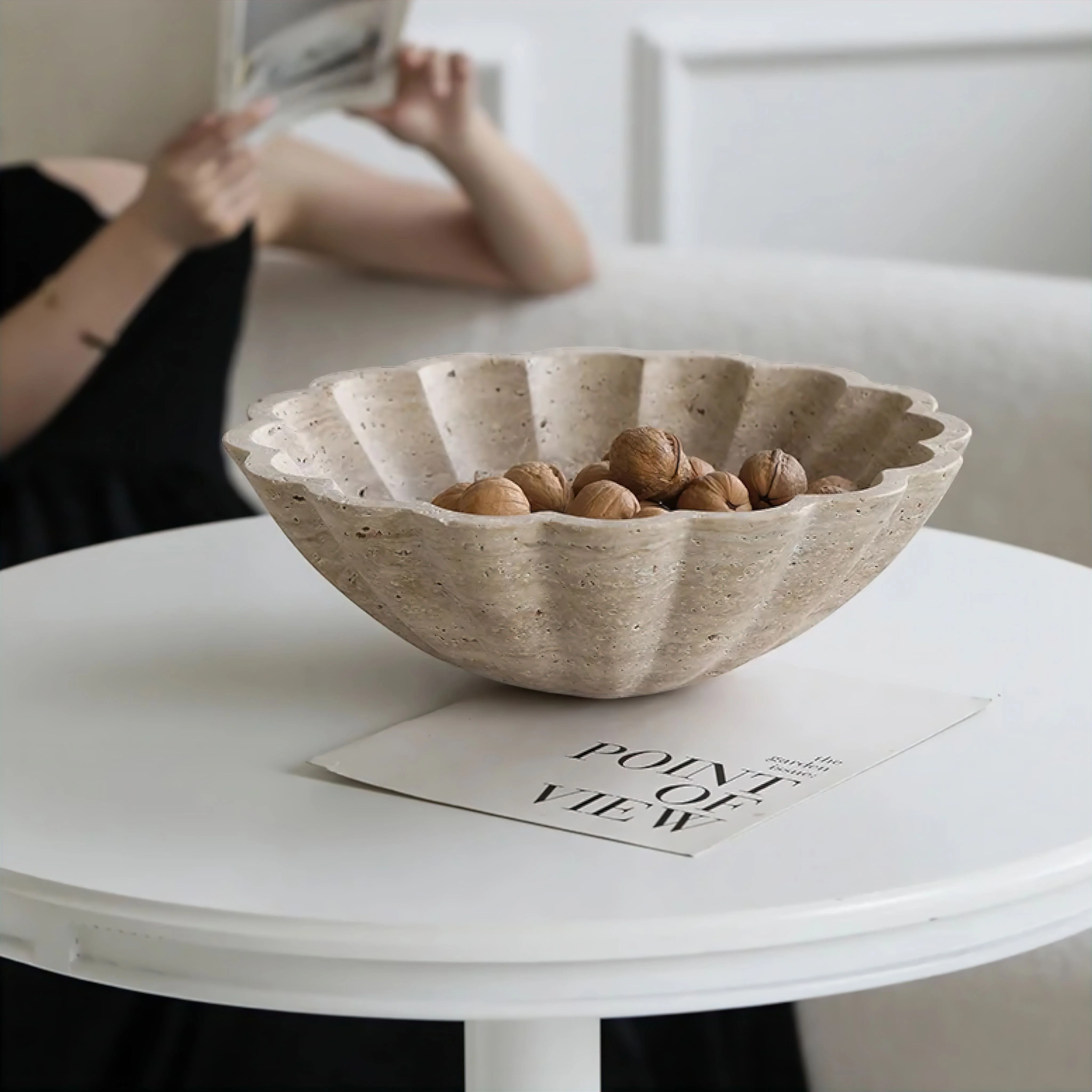 Travertine Bowl - Image 3