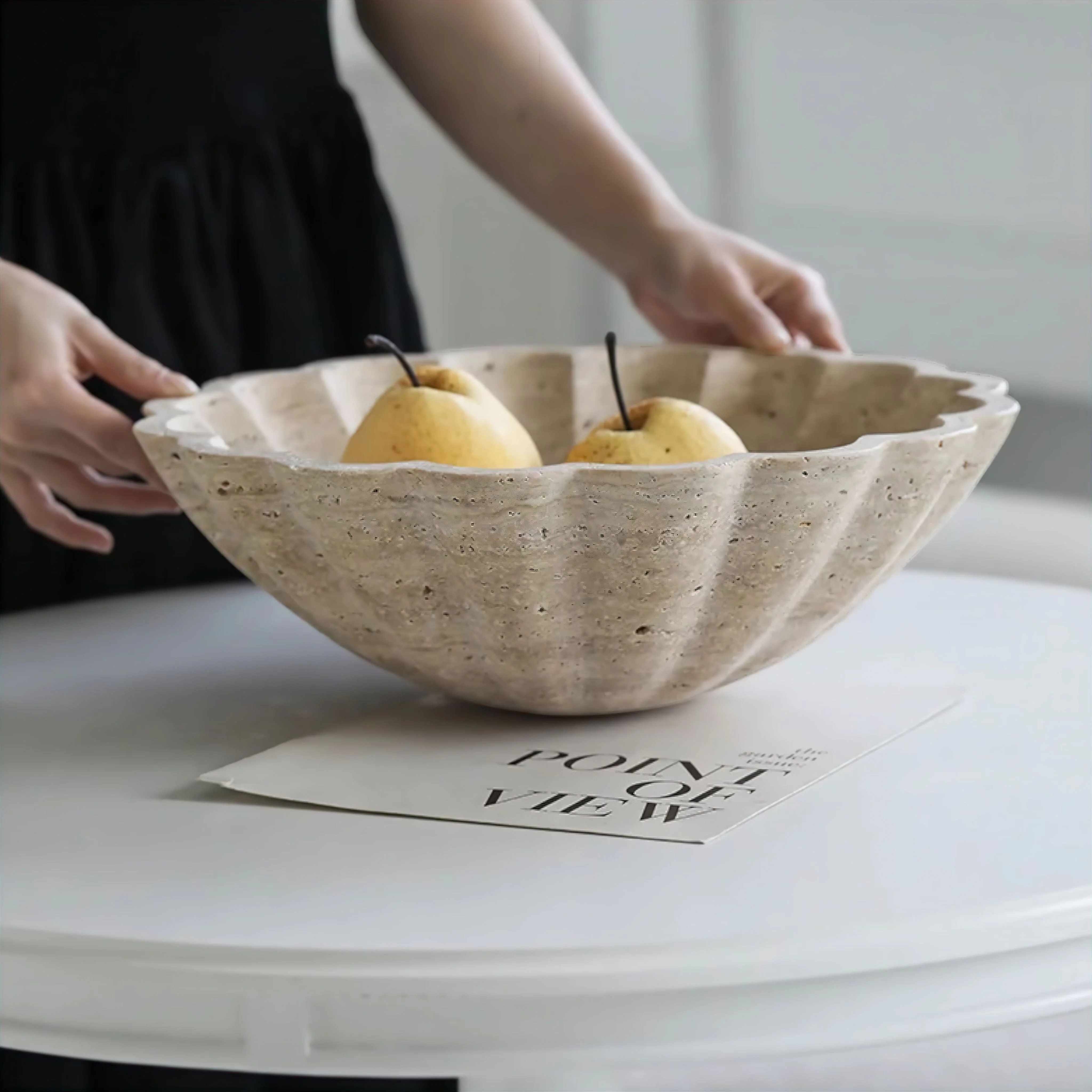 Travertine Bowl - Image 4