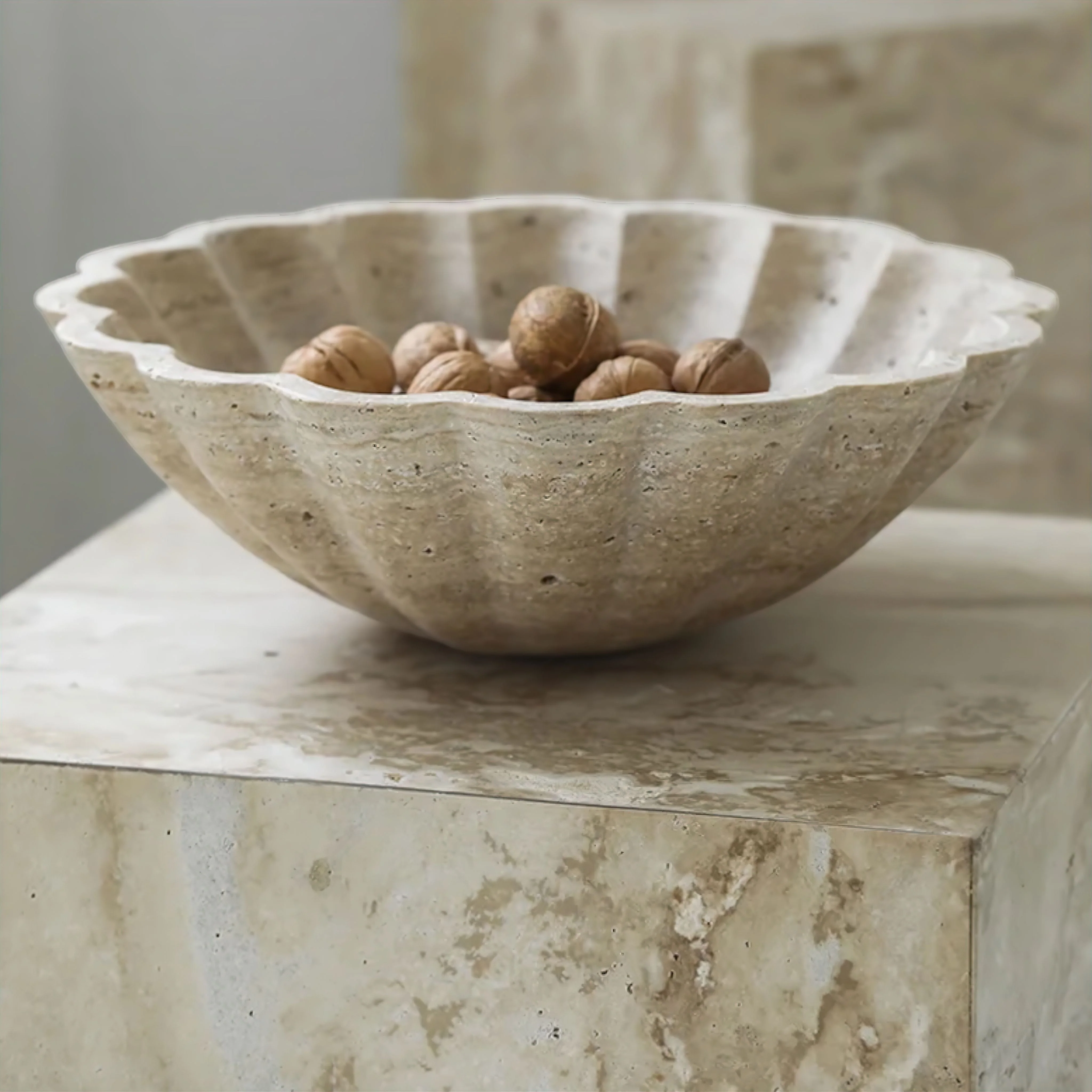 Travertine Bowl - Image 5