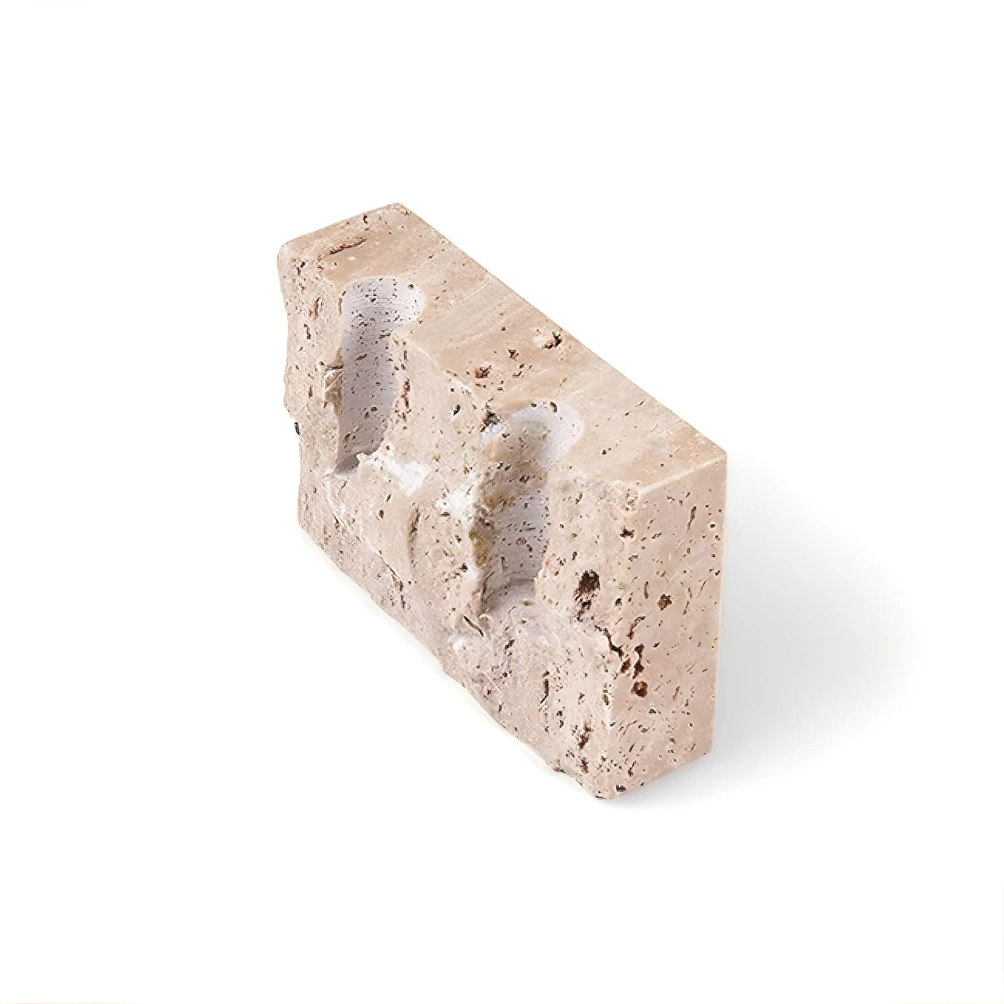 Twin Travertine Candle Holder - Image 6