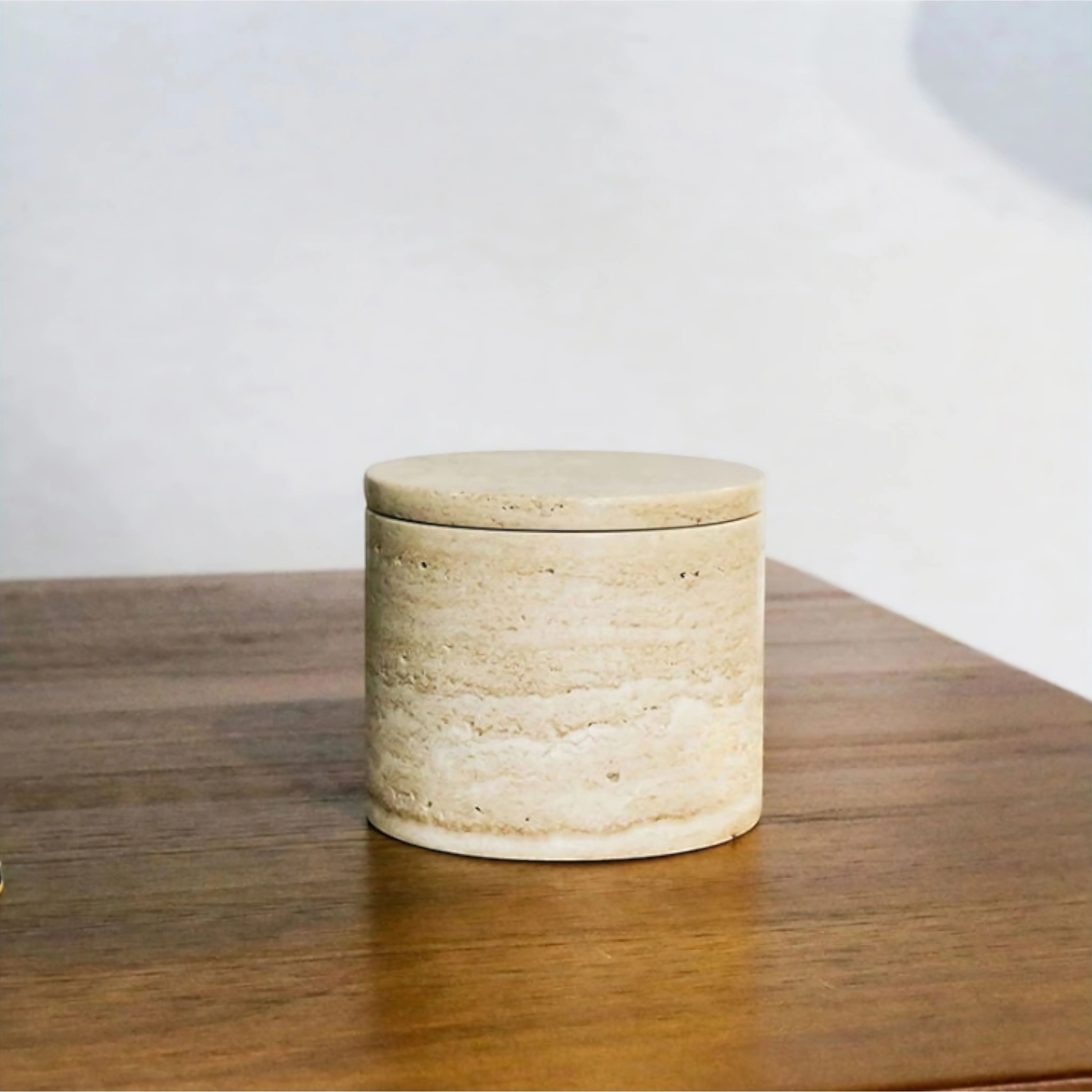 Ari Travertine Jar