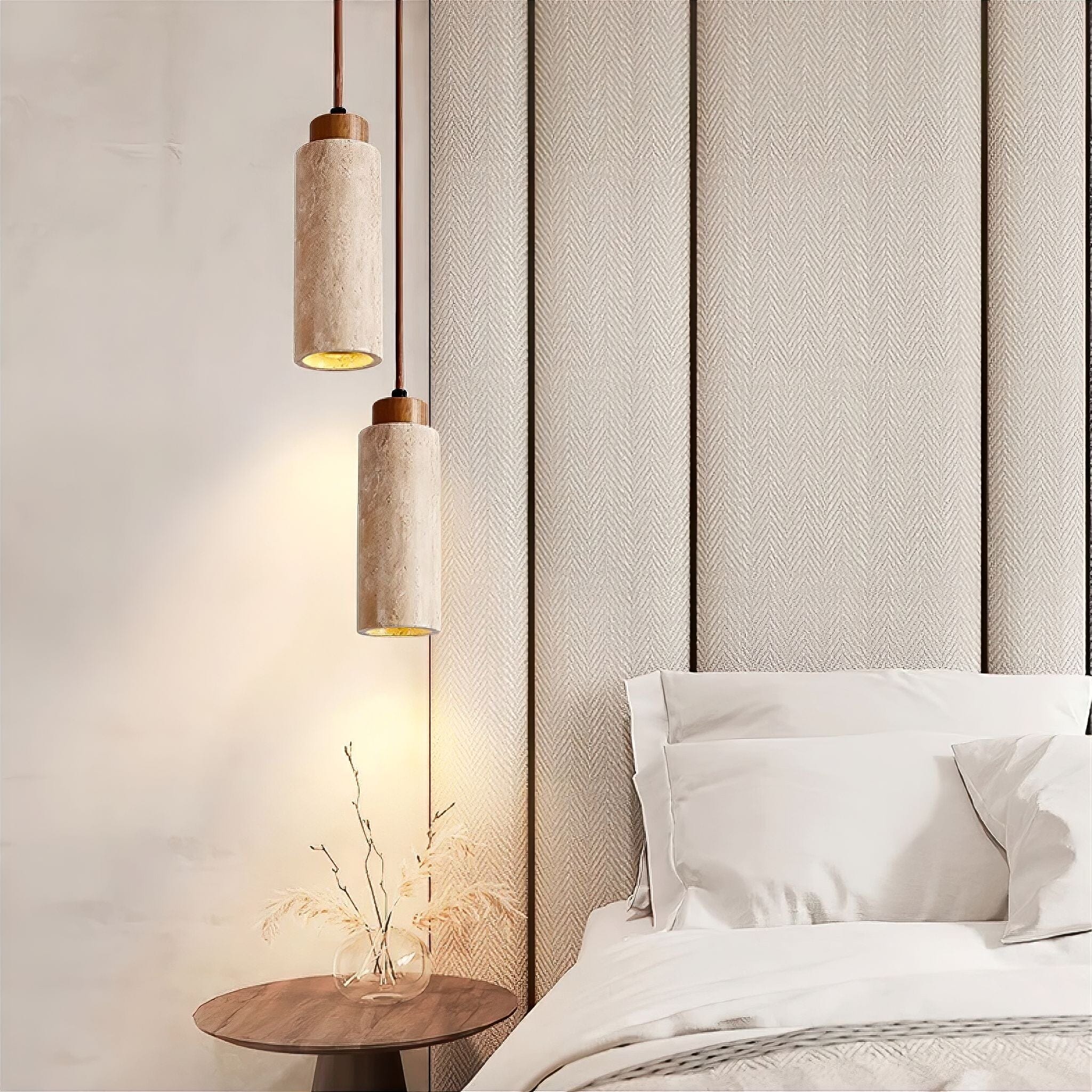 Galatea Travertine Pendant Lamp - Image 4