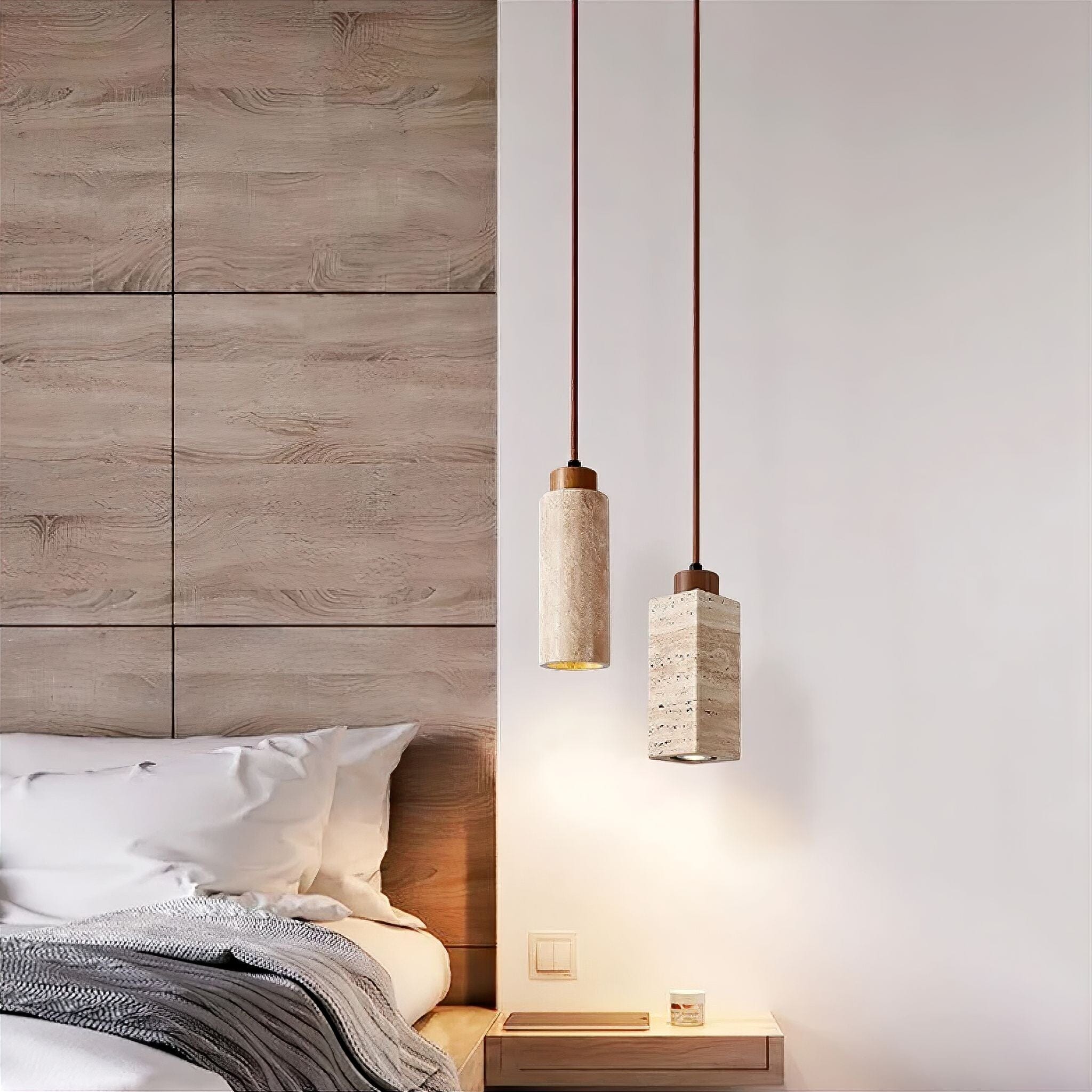 Galatea Travertine Pendant Lamp - Image 6